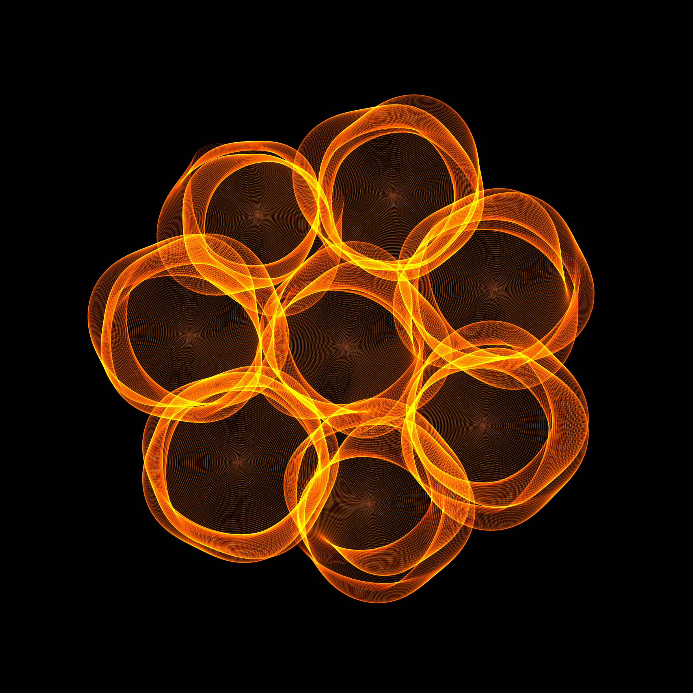 Art Blocks - Art Blocks v2 - Flowers #3105 - NFT # 116003105