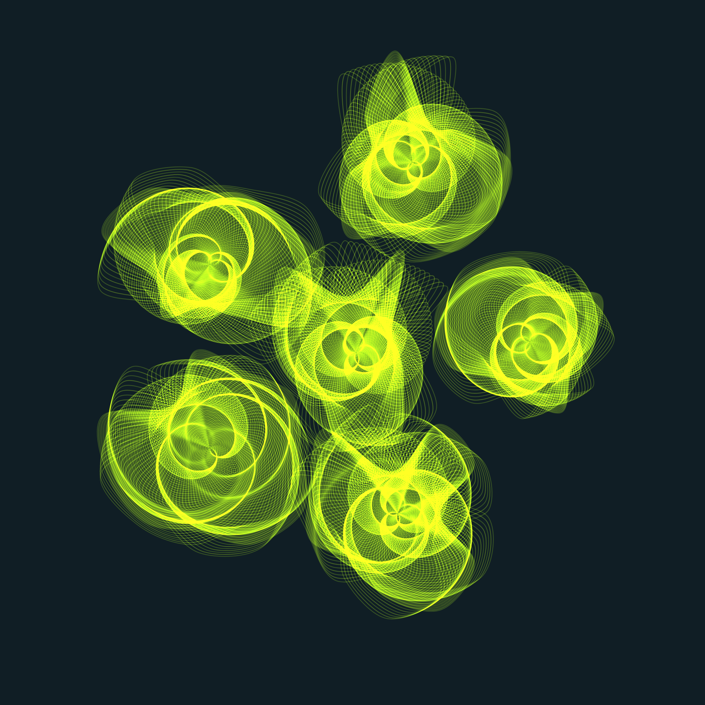 Art Blocks - Art Blocks v2 - Flowers #3106 - NFT # 116003106