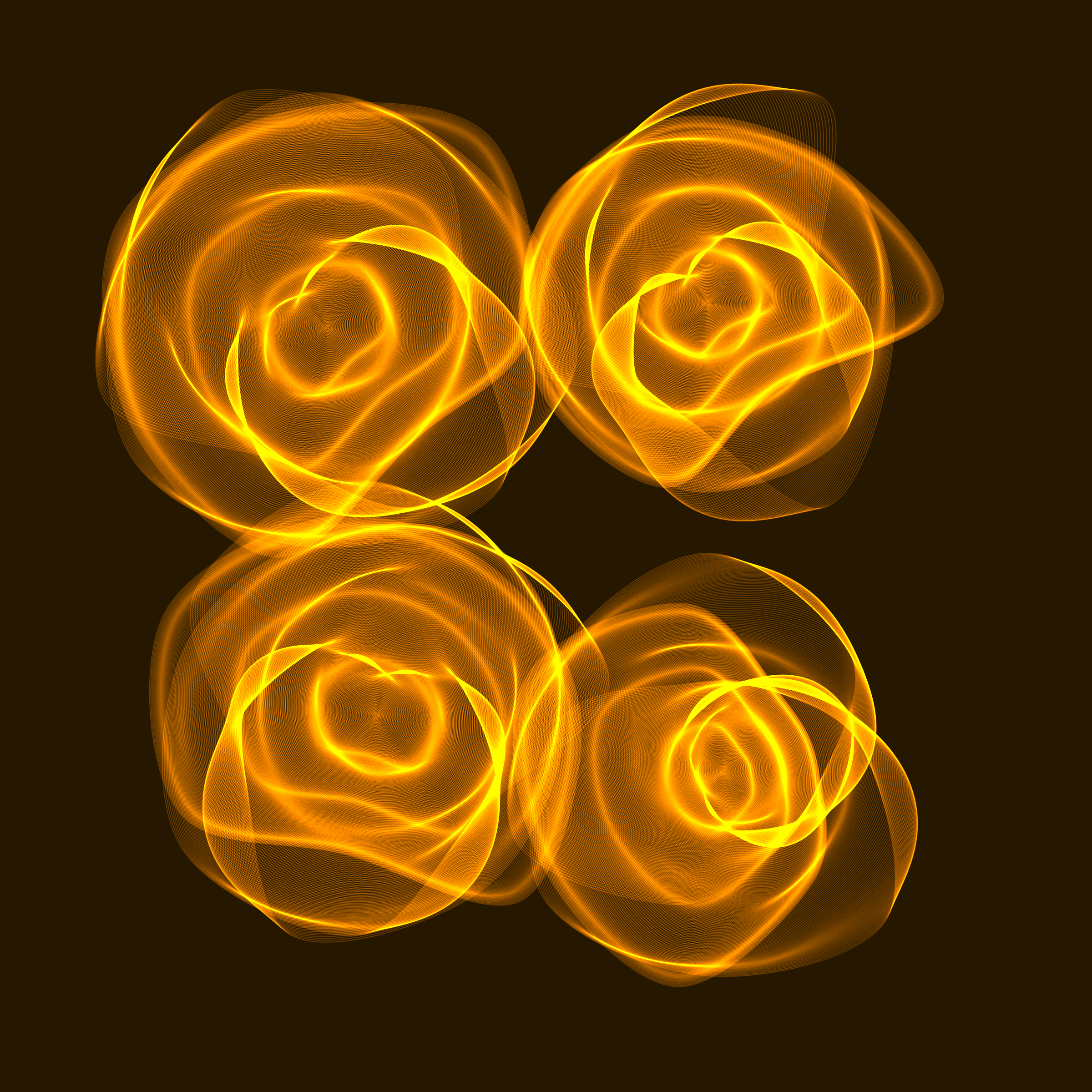 Art Blocks - Art Blocks v2 - Flowers #3107 - NFT # 116003107