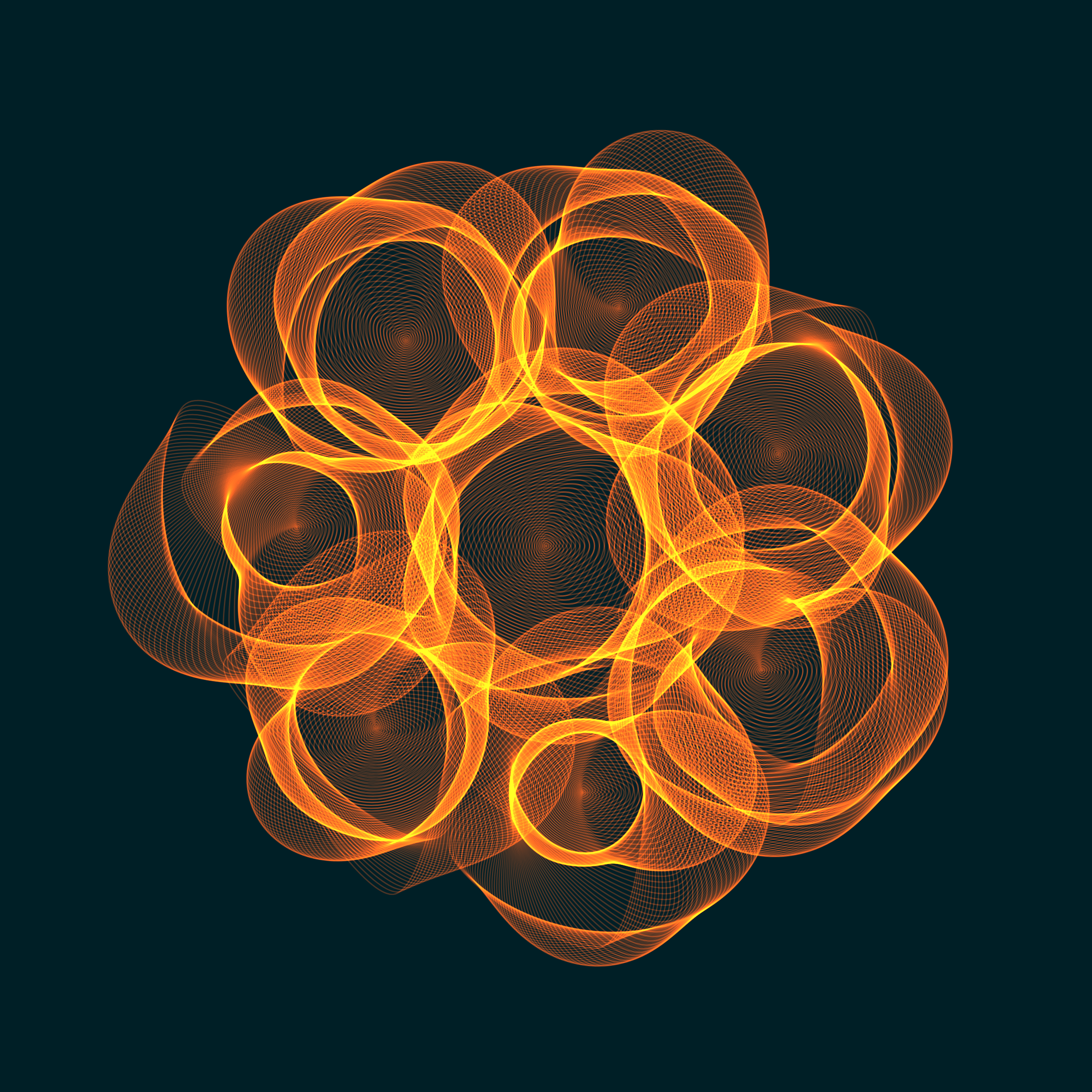 Art Blocks - Art Blocks v2 - Flowers #3113 - NFT # 116003113