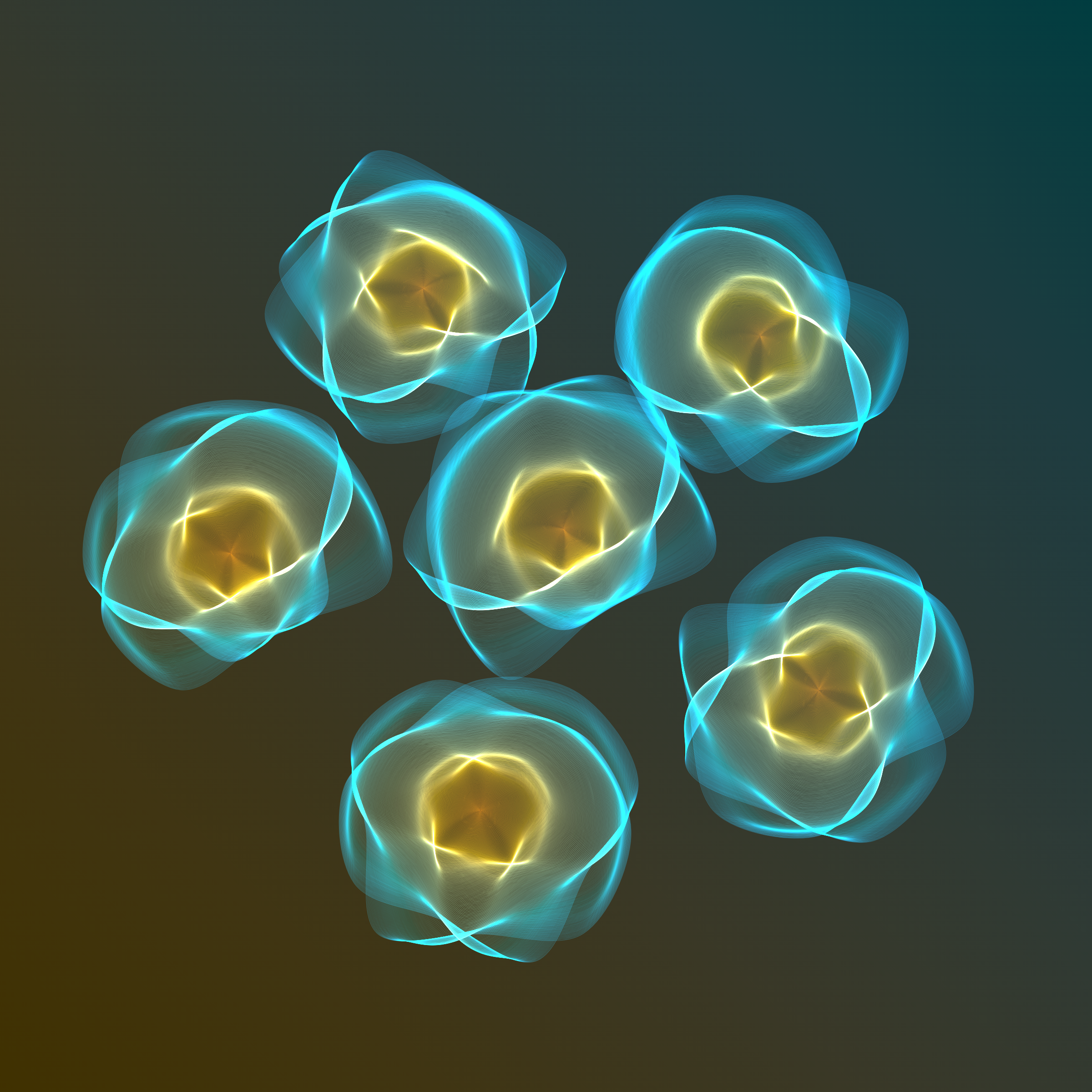 Art Blocks - Art Blocks v2 - Flowers #3114 - NFT # 116003114