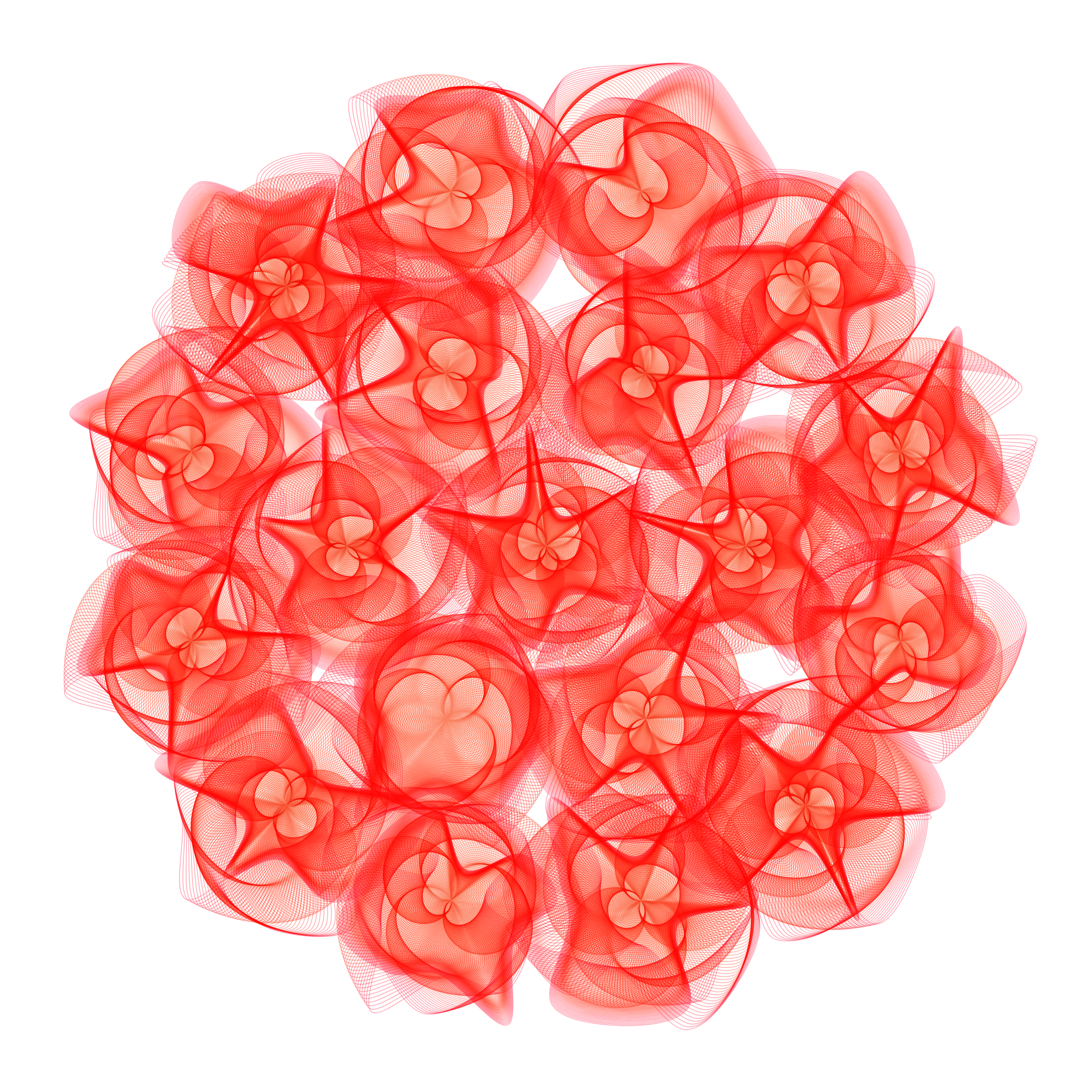 Art Blocks - Art Blocks v2 - Flowers #3121 - NFT # 116003121