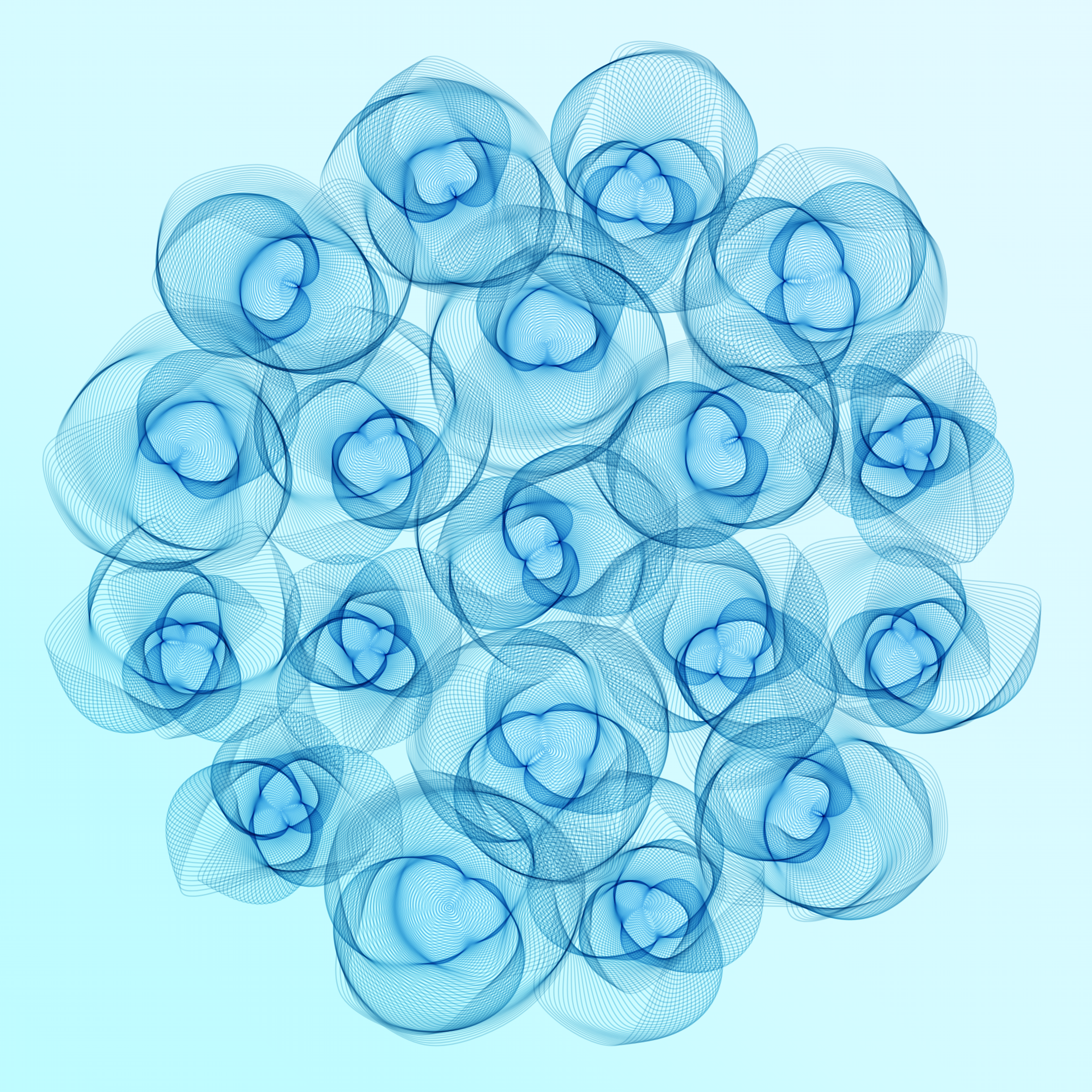 Art Blocks - Art Blocks v2 - Flowers #3122 - NFT # 116003122