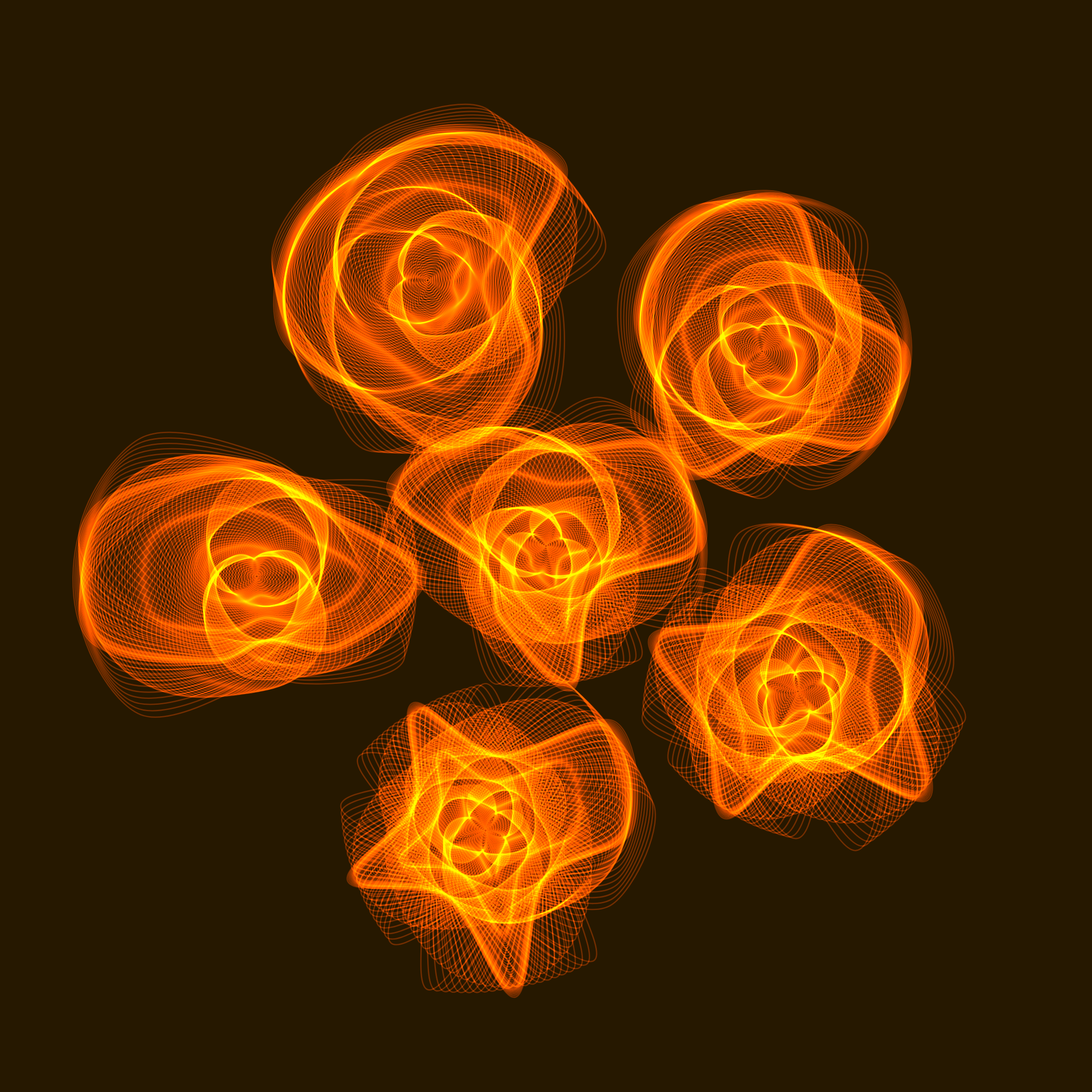 Art Blocks - Art Blocks v2 - Flowers #3125 - NFT # 116003125