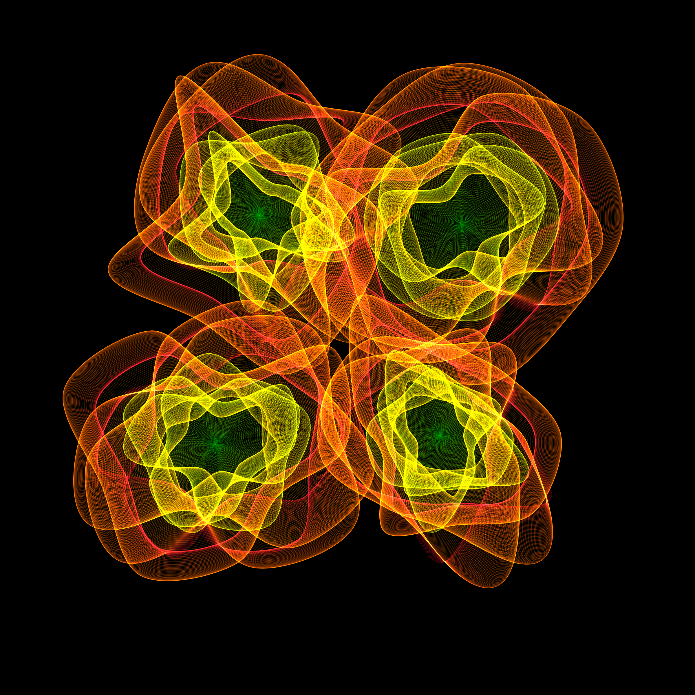 Art Blocks - Art Blocks v2 - Flowers #3129 - NFT # 116003129