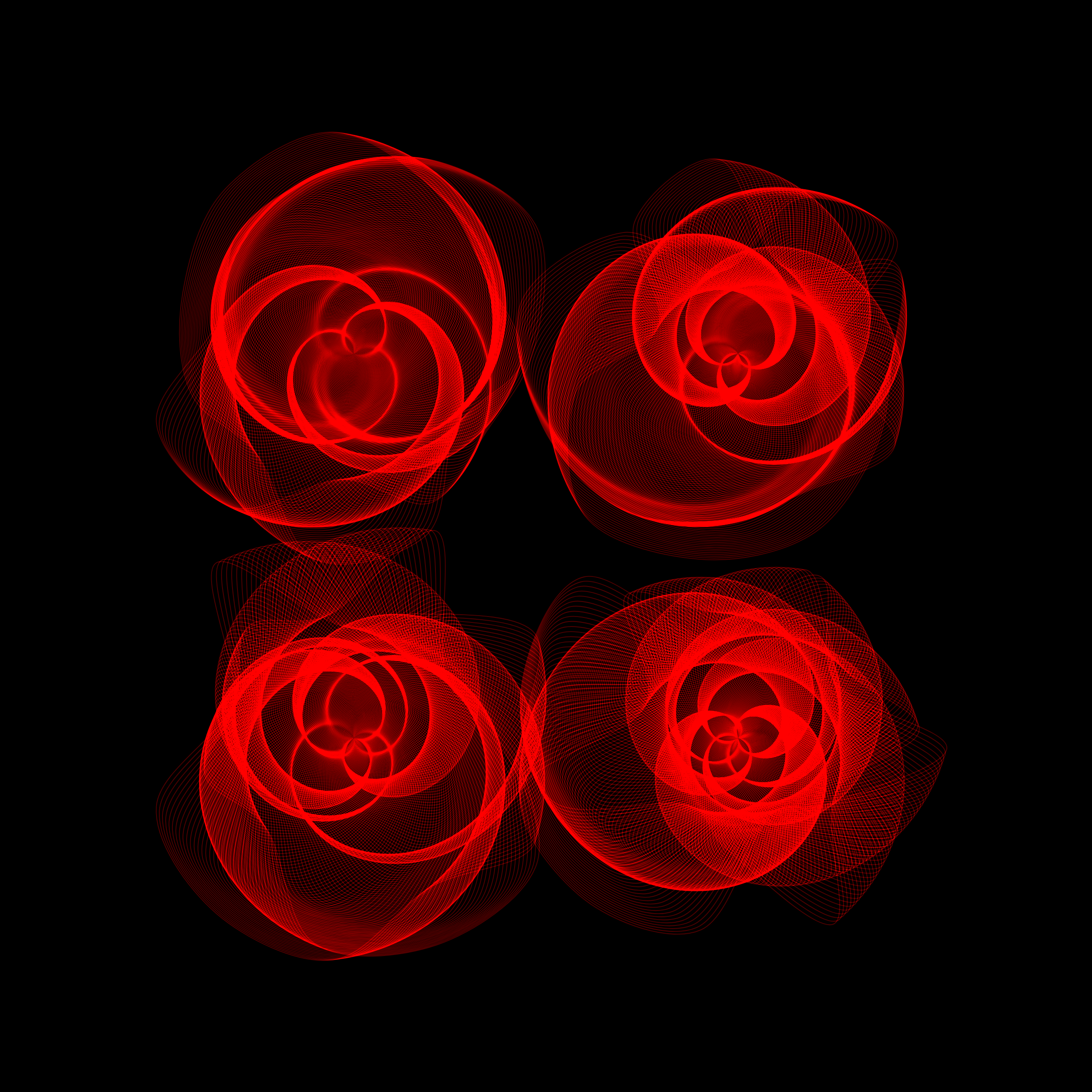 Art Blocks - Art Blocks v2 - Flowers #3142 - NFT # 116003142