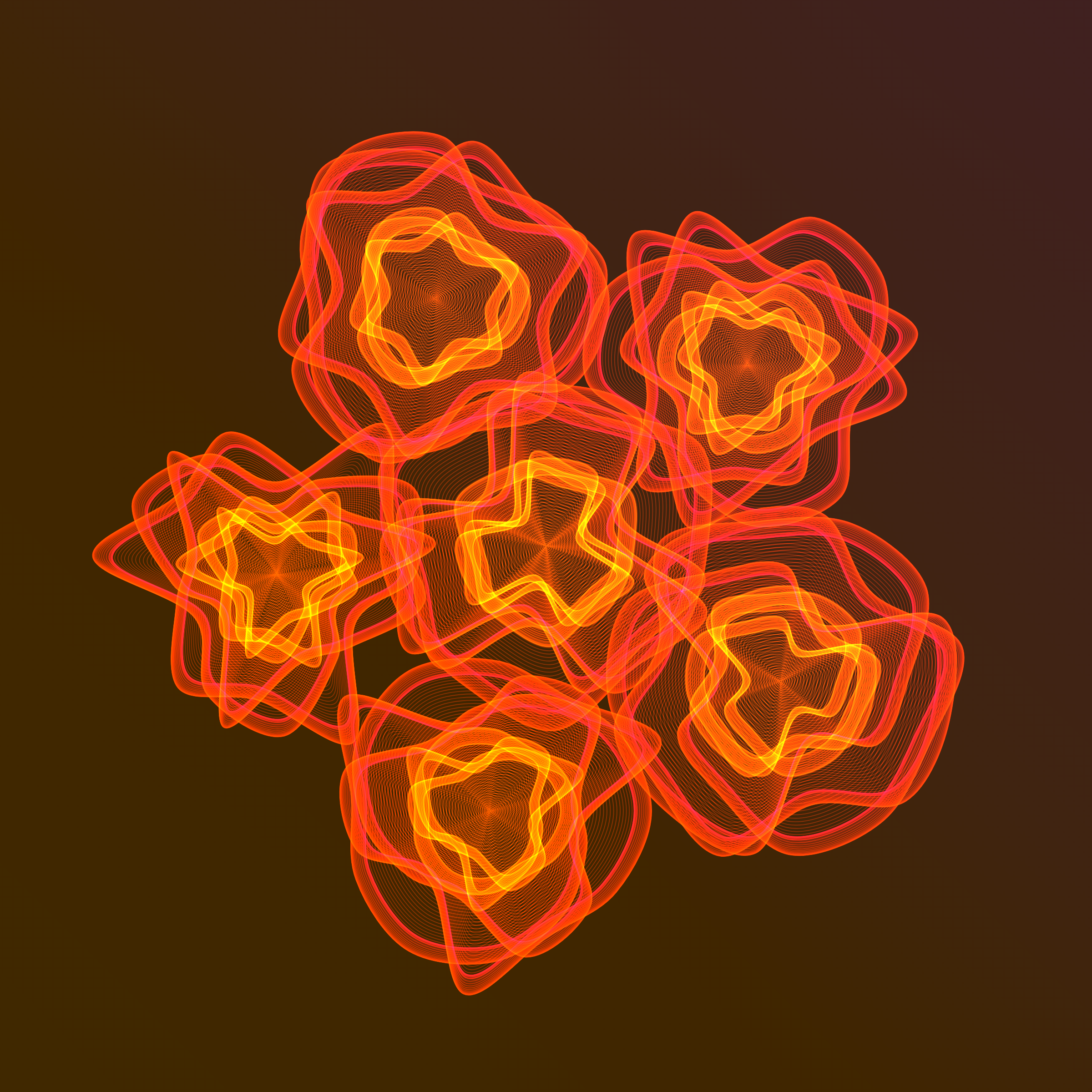 Art Blocks - Art Blocks v2 - Flowers #3143 - NFT # 116003143