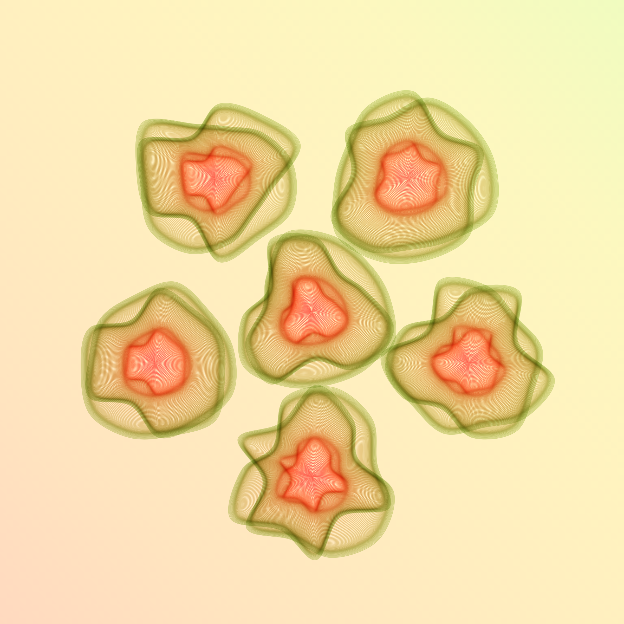 Art Blocks - Art Blocks v2 - Flowers #3154 - NFT # 116003154