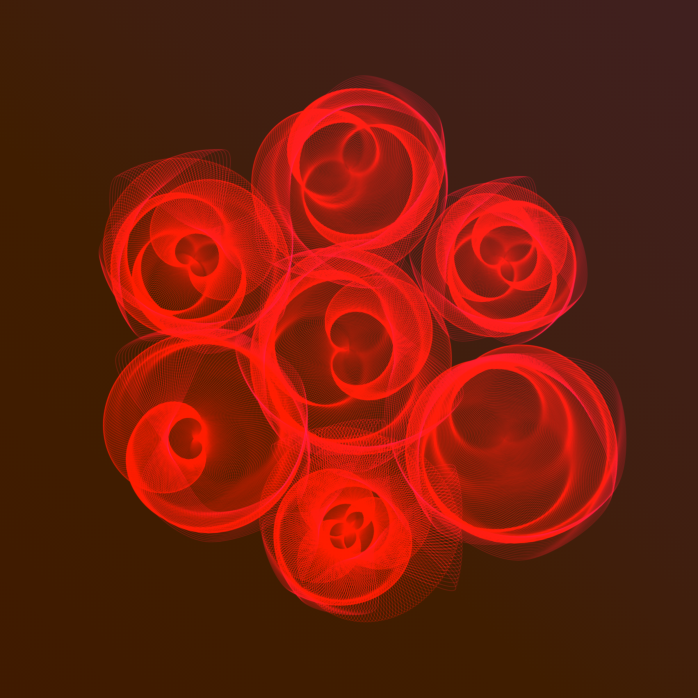 Art Blocks - Art Blocks v2 - Flowers #3155 - NFT # 116003155