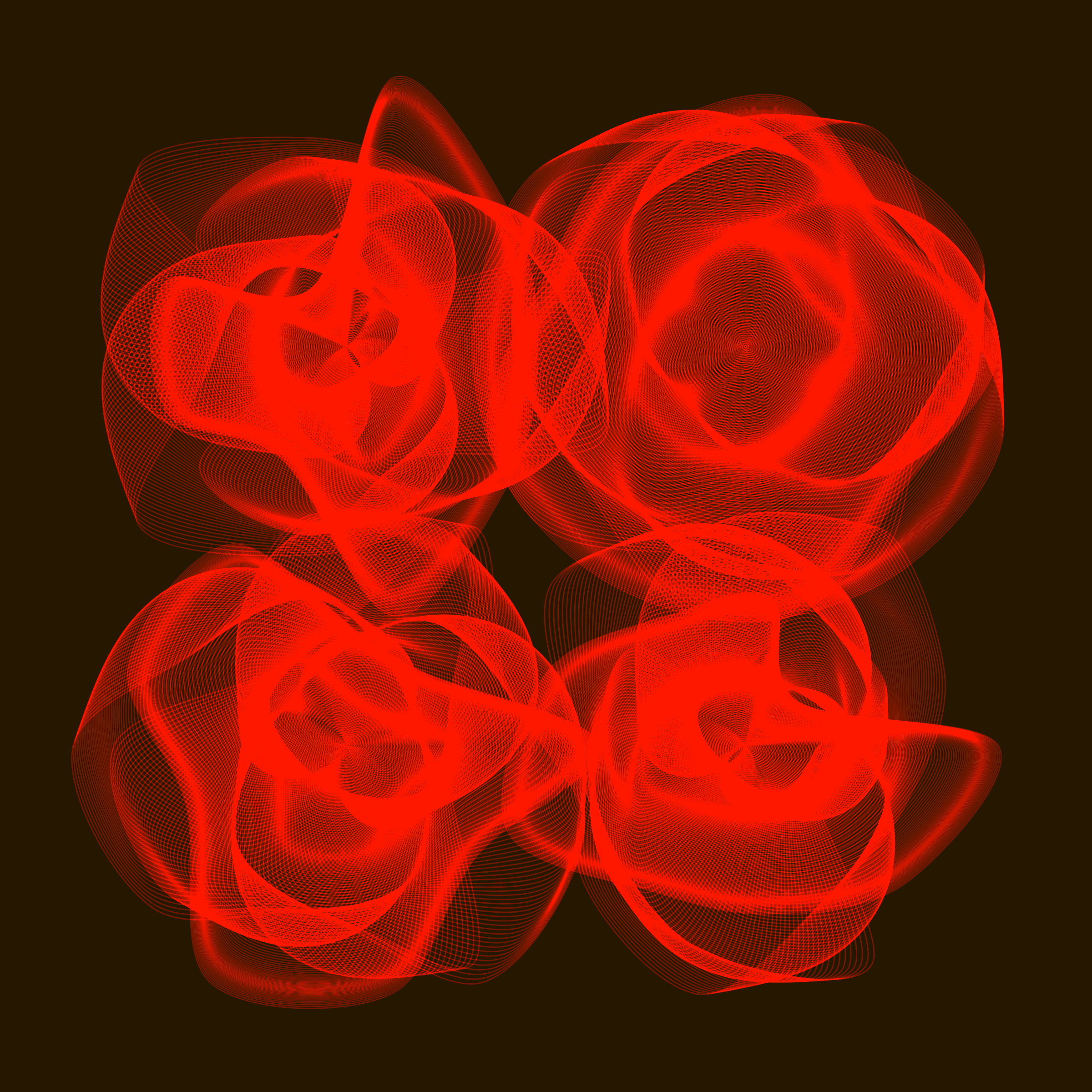 Art Blocks - Art Blocks v2 - Flowers #3156 - NFT # 116003156