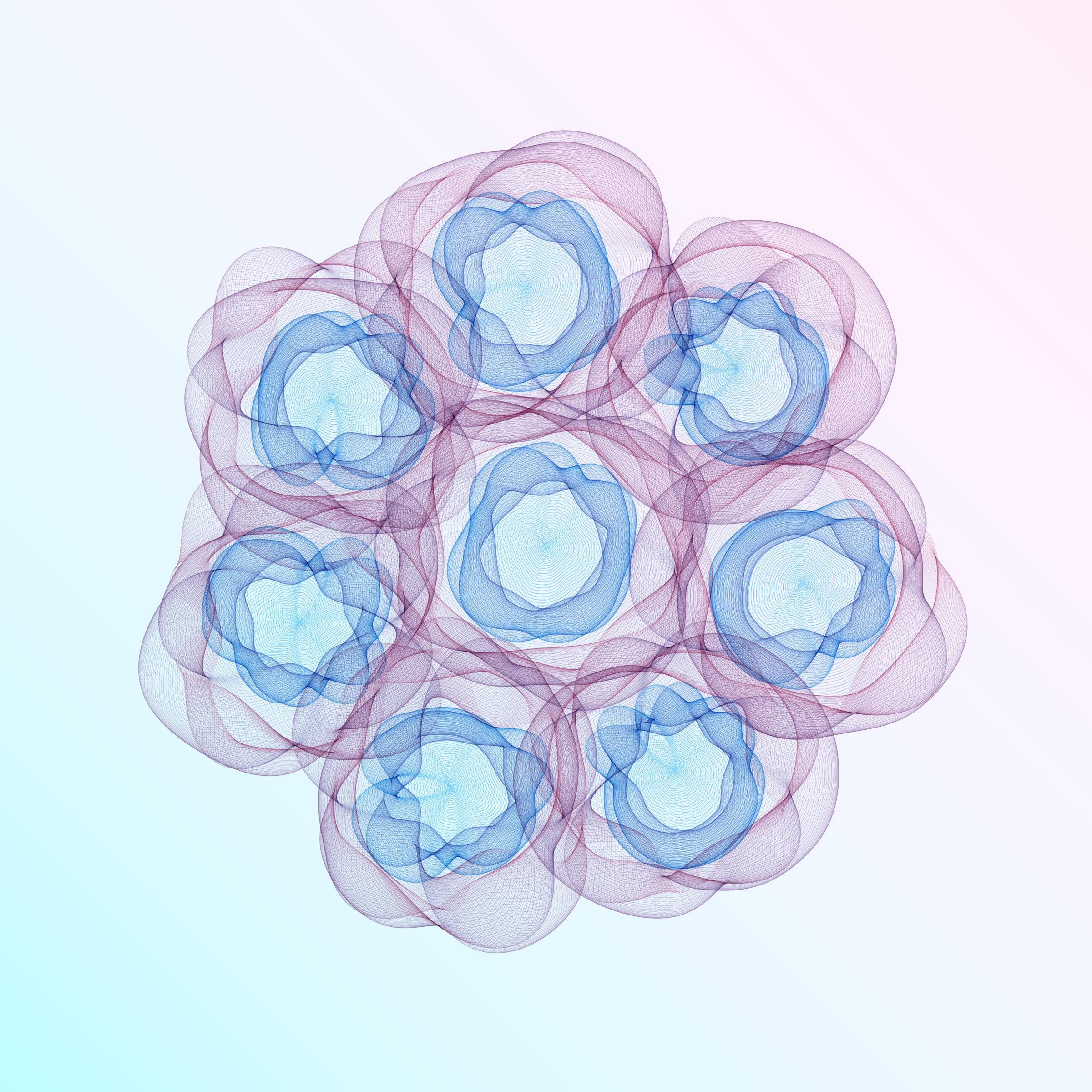 Art Blocks - Art Blocks v2 - Flowers #3162 - NFT # 116003162