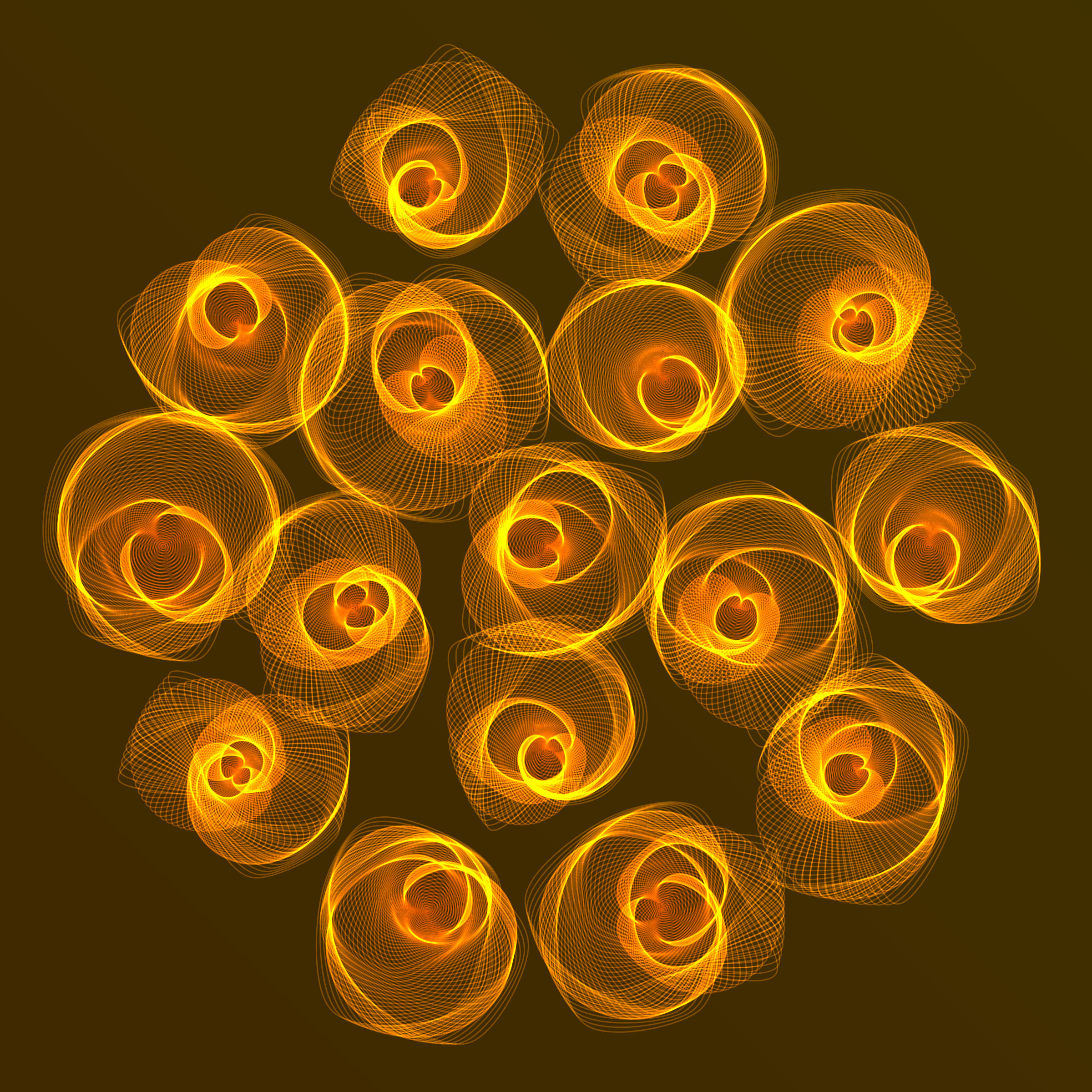 Art Blocks - Art Blocks v2 - Flowers #3163 - NFT # 116003163