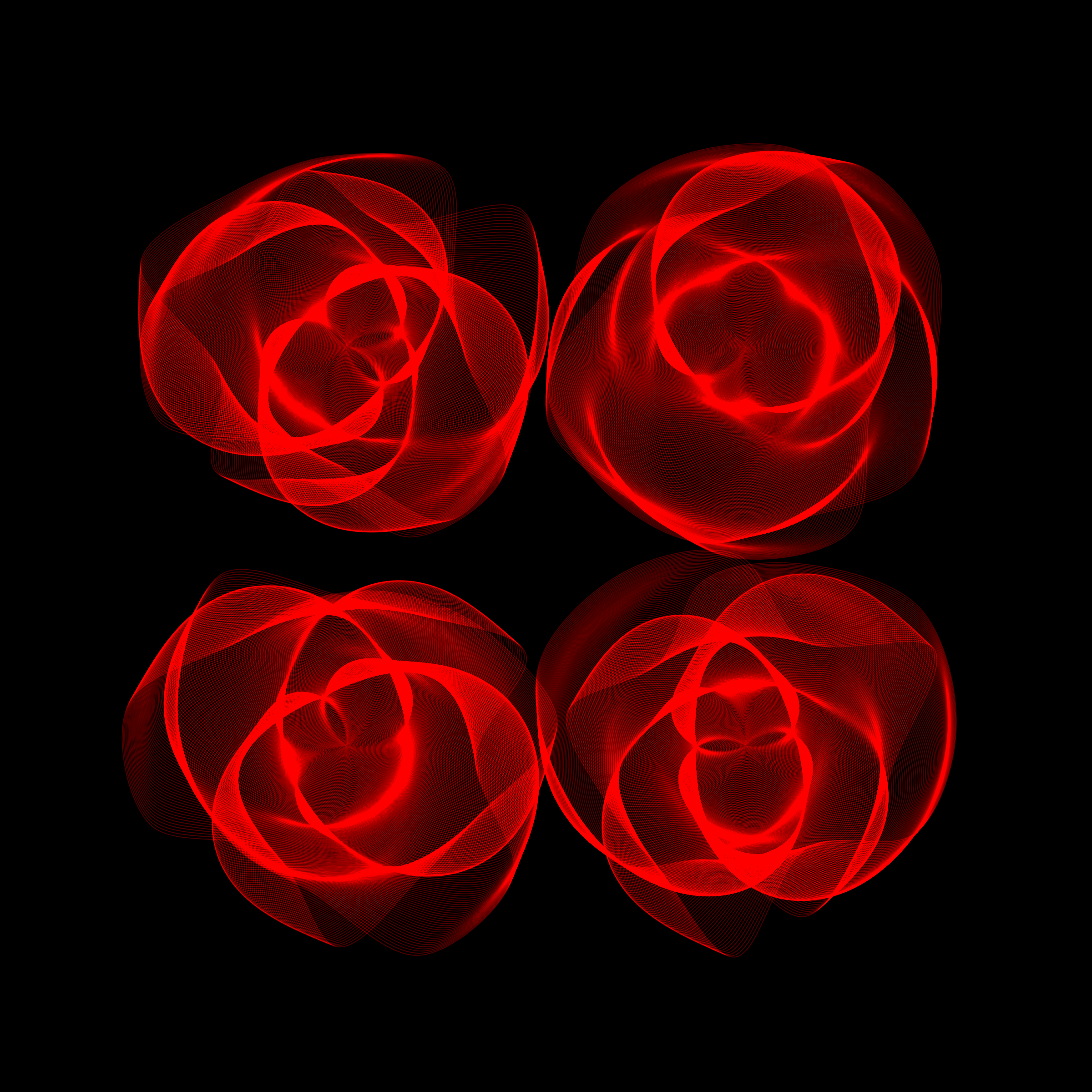 Art Blocks - Art Blocks v2 - Flowers #3166 - NFT # 116003166