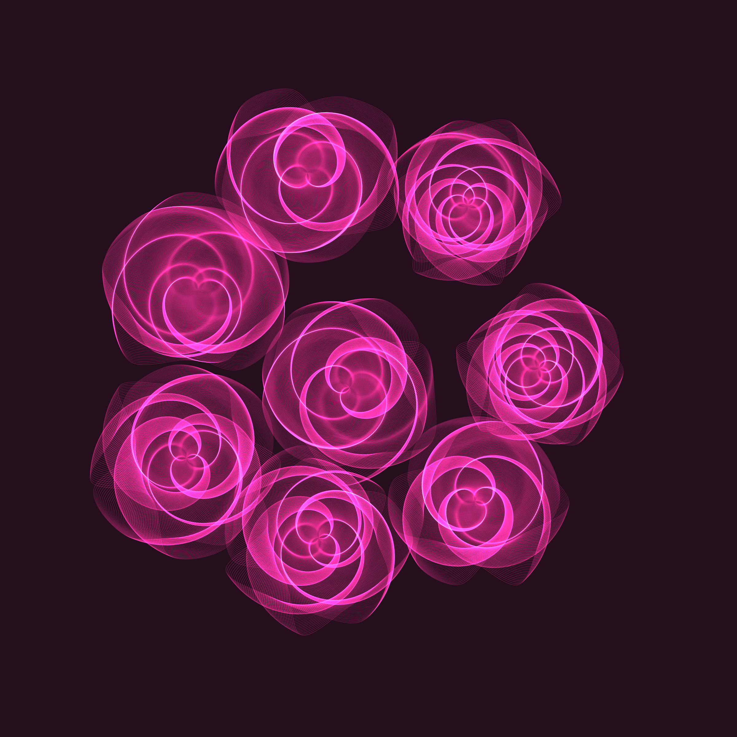 Art Blocks - Art Blocks v2 - Flowers #3167 - NFT # 116003167