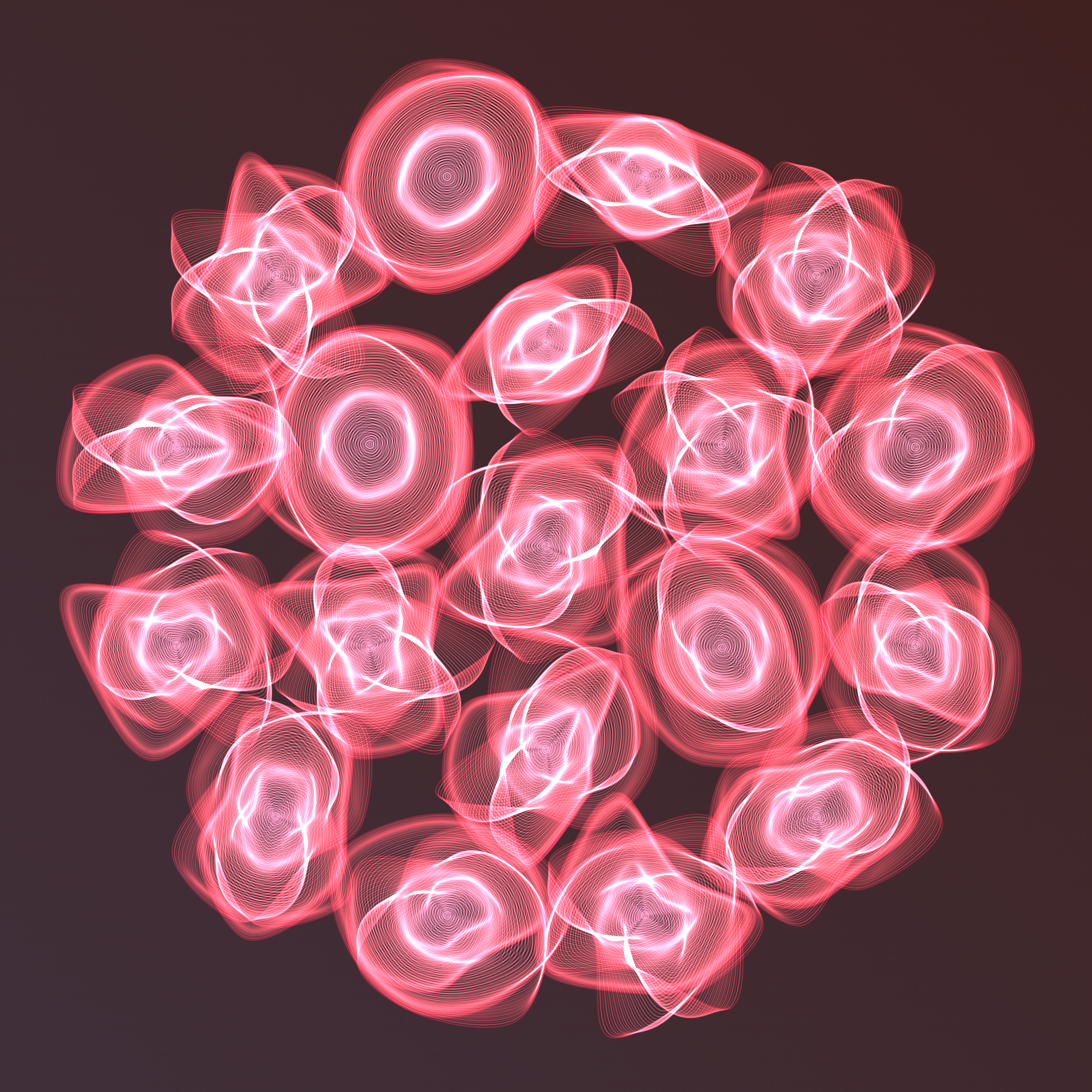 Art Blocks - Art Blocks v2 - Flowers #3172 - NFT # 116003172