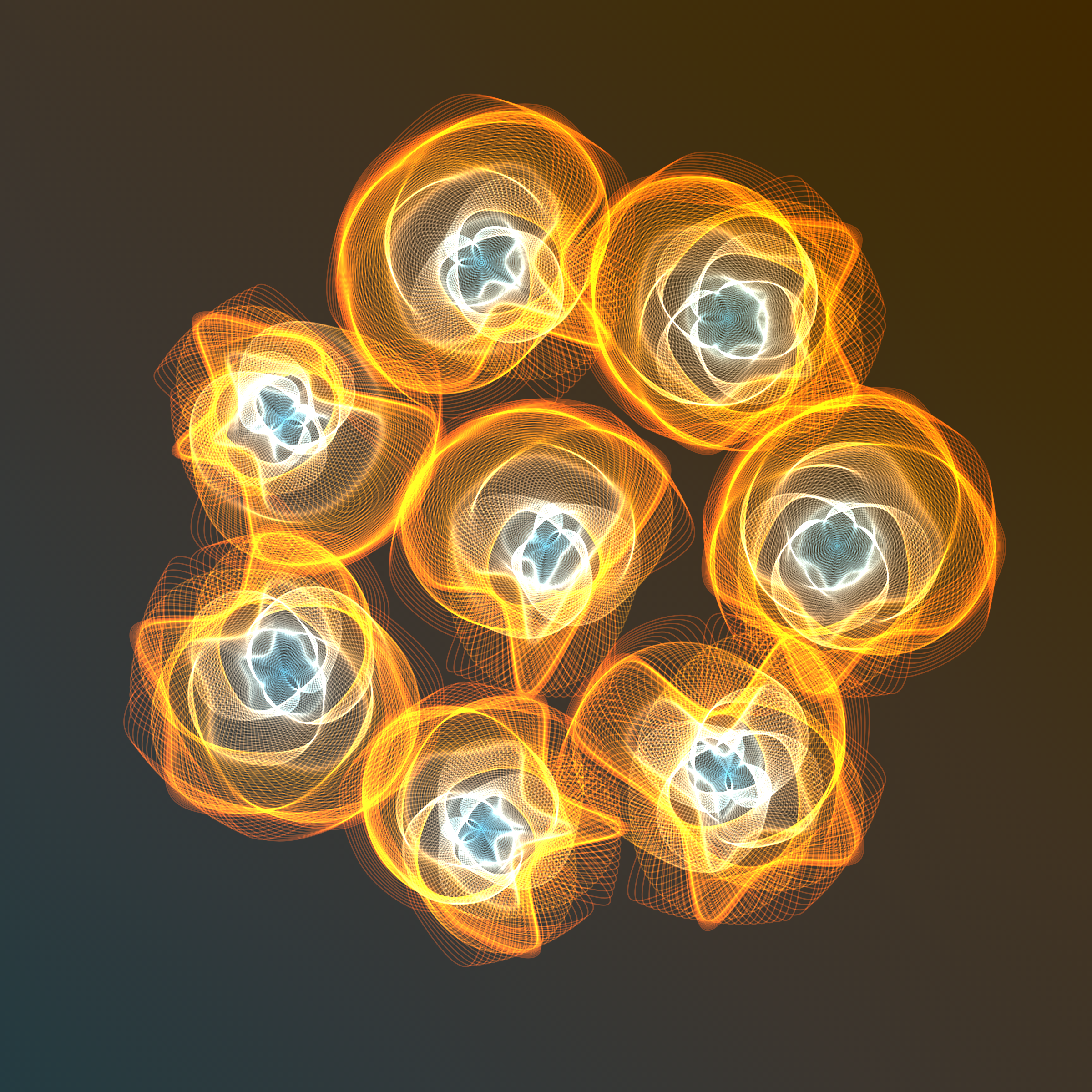 Art Blocks - Art Blocks v2 - Flowers #3173 - NFT # 116003173