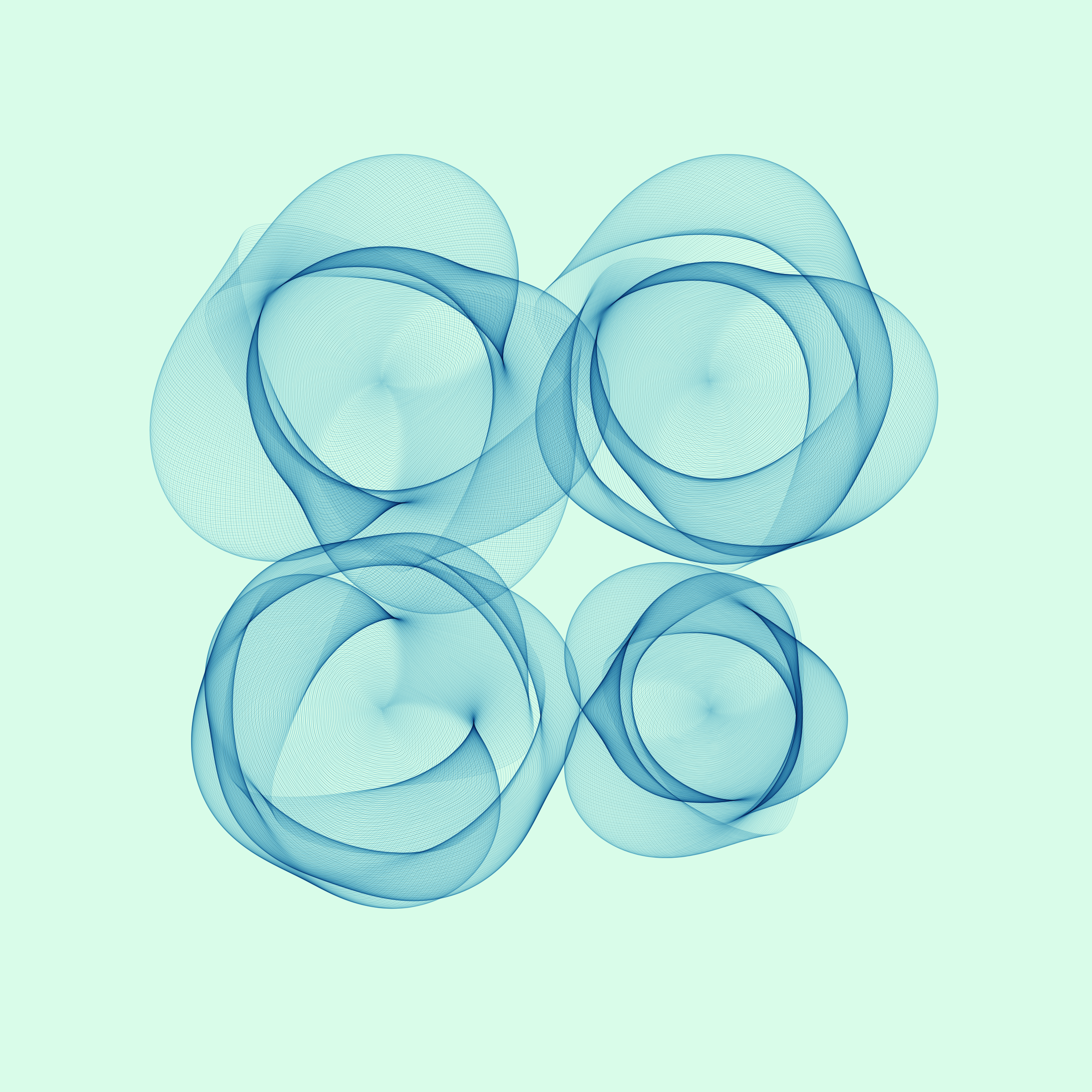 Art Blocks - Art Blocks v2 - Flowers #3174 - NFT # 116003174