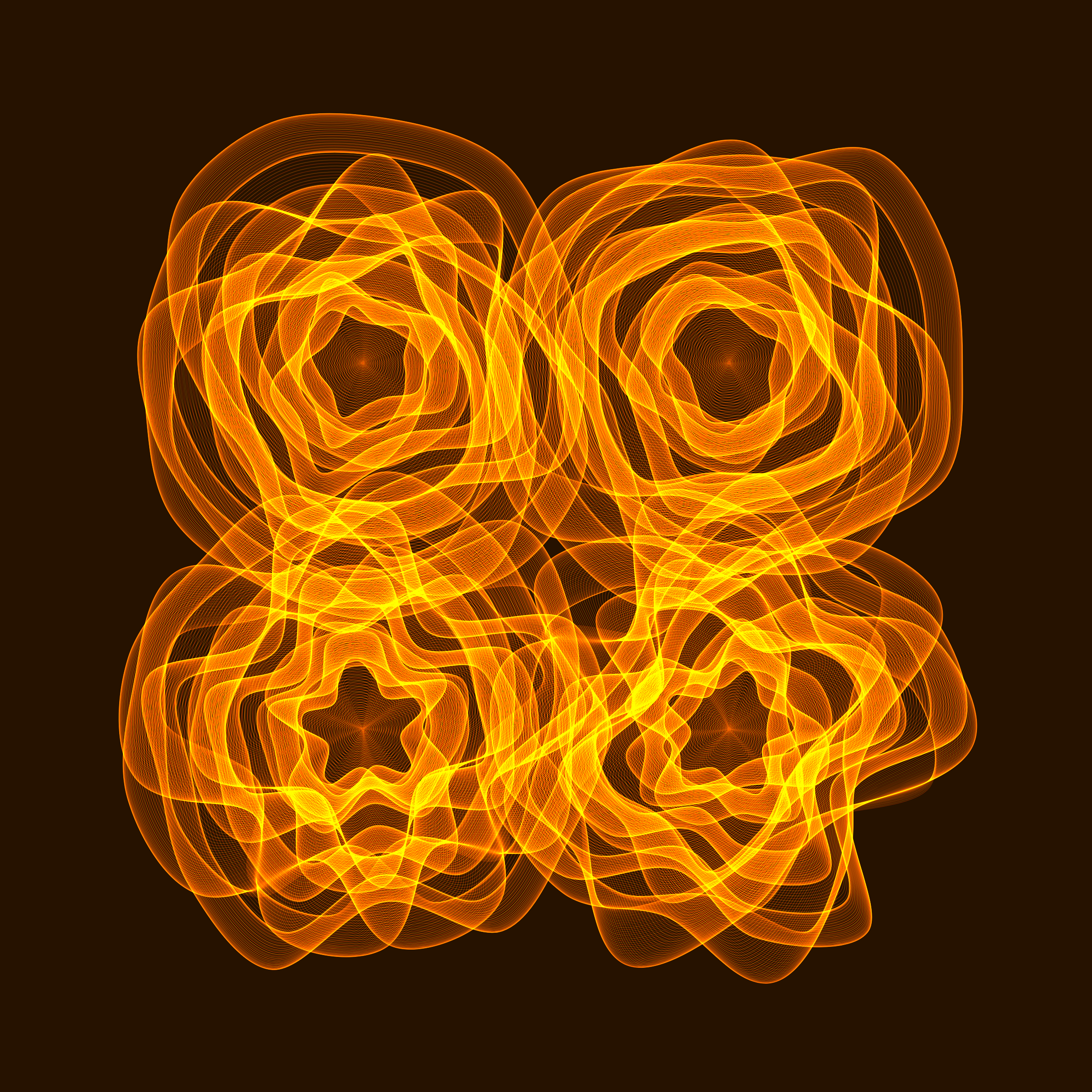 Art Blocks - Art Blocks v2 - Flowers #3175 - NFT # 116003175