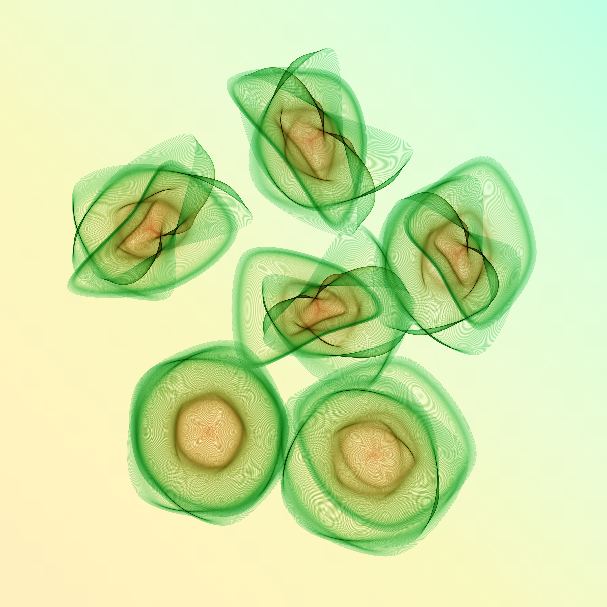 Art Blocks - Art Blocks v2 - Flowers #3183 - NFT # 116003183