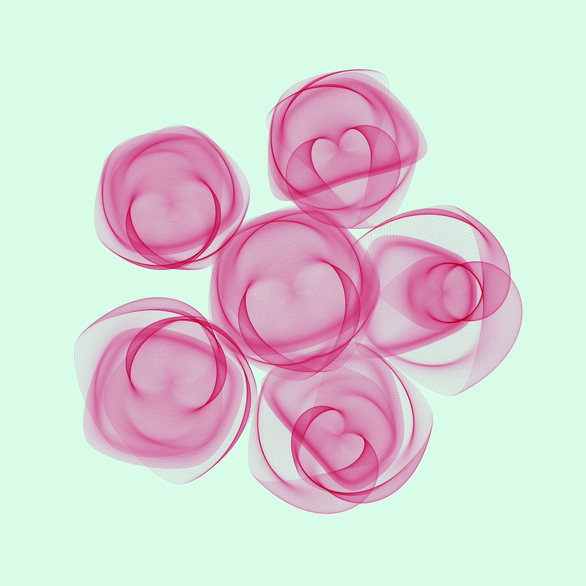 Art Blocks - Art Blocks v2 - Flowers #3184 - NFT # 116003184