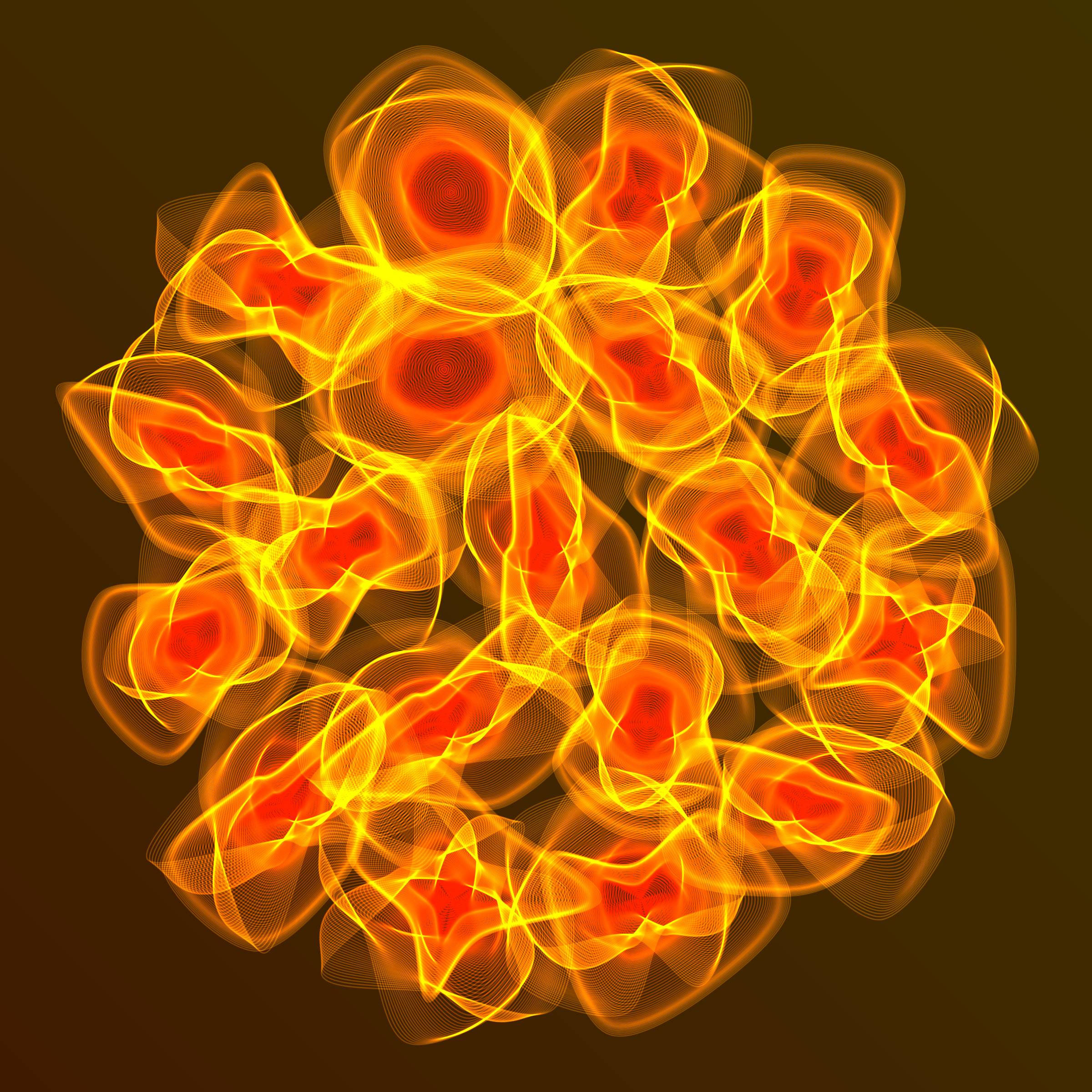 Art Blocks - Art Blocks v2 - Flowers #3193 - NFT # 116003193