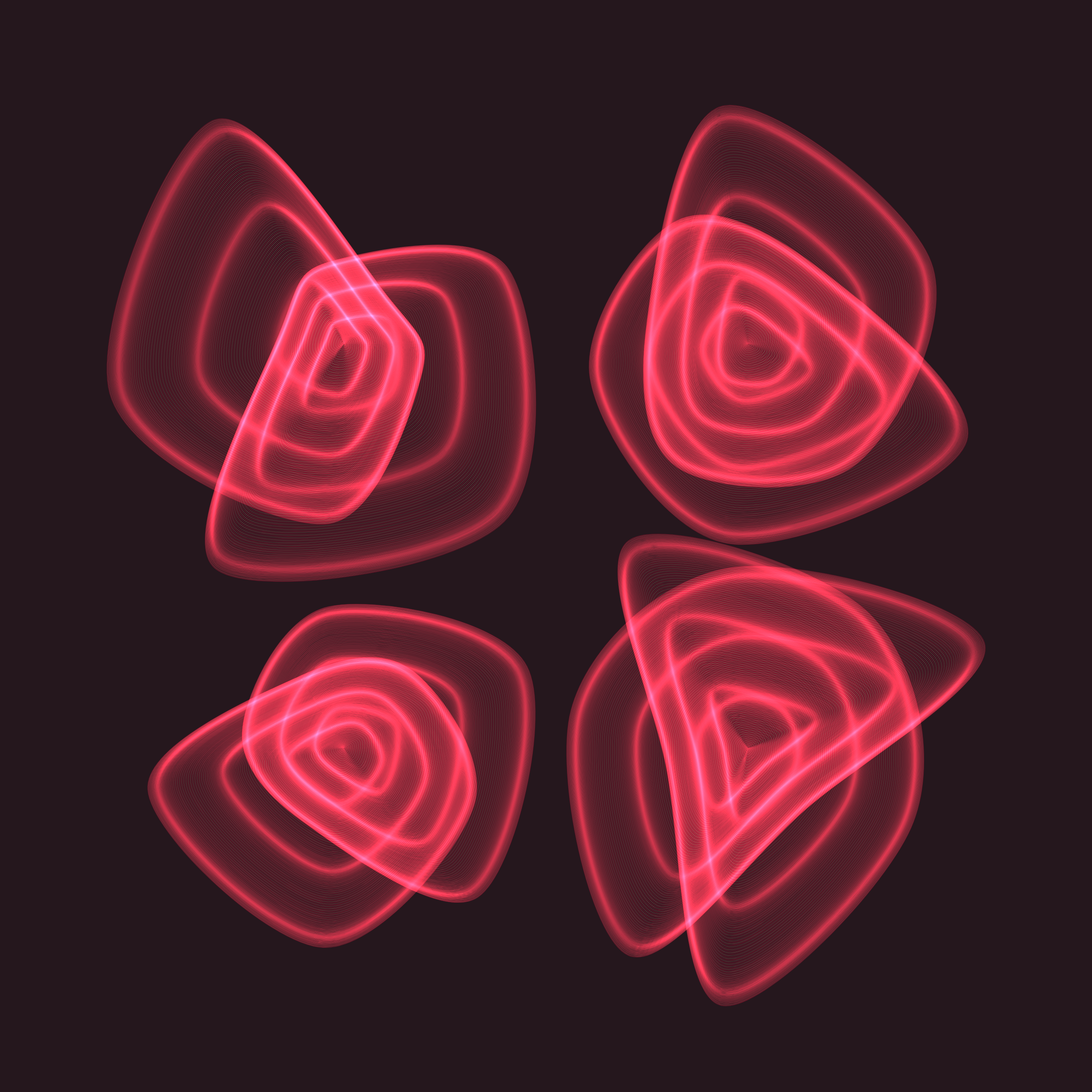 Art Blocks - Art Blocks v2 - Flowers #3195 - NFT # 116003195