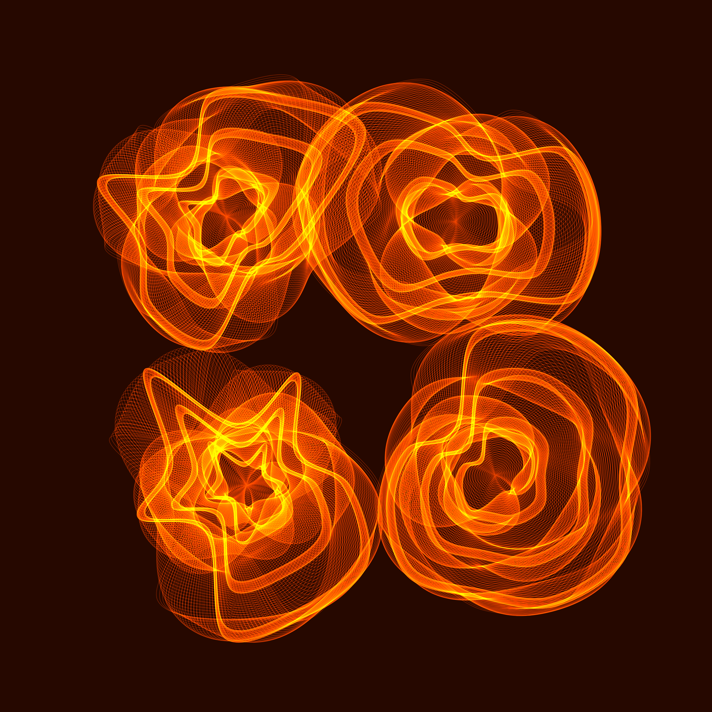 Art Blocks - Art Blocks v2 - Flowers #3196 - NFT # 116003196