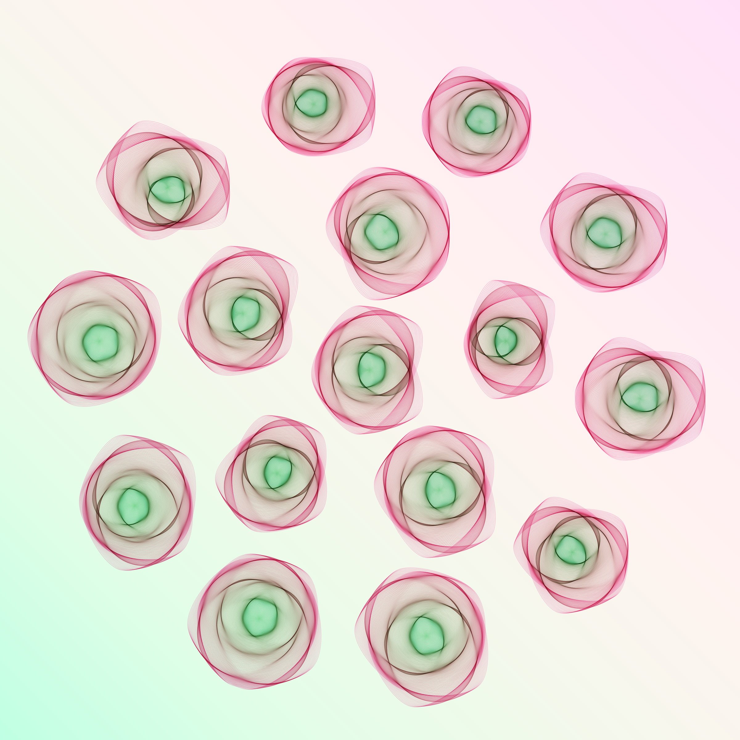 Art Blocks - Art Blocks v2 - Flowers #3197 - NFT # 116003197