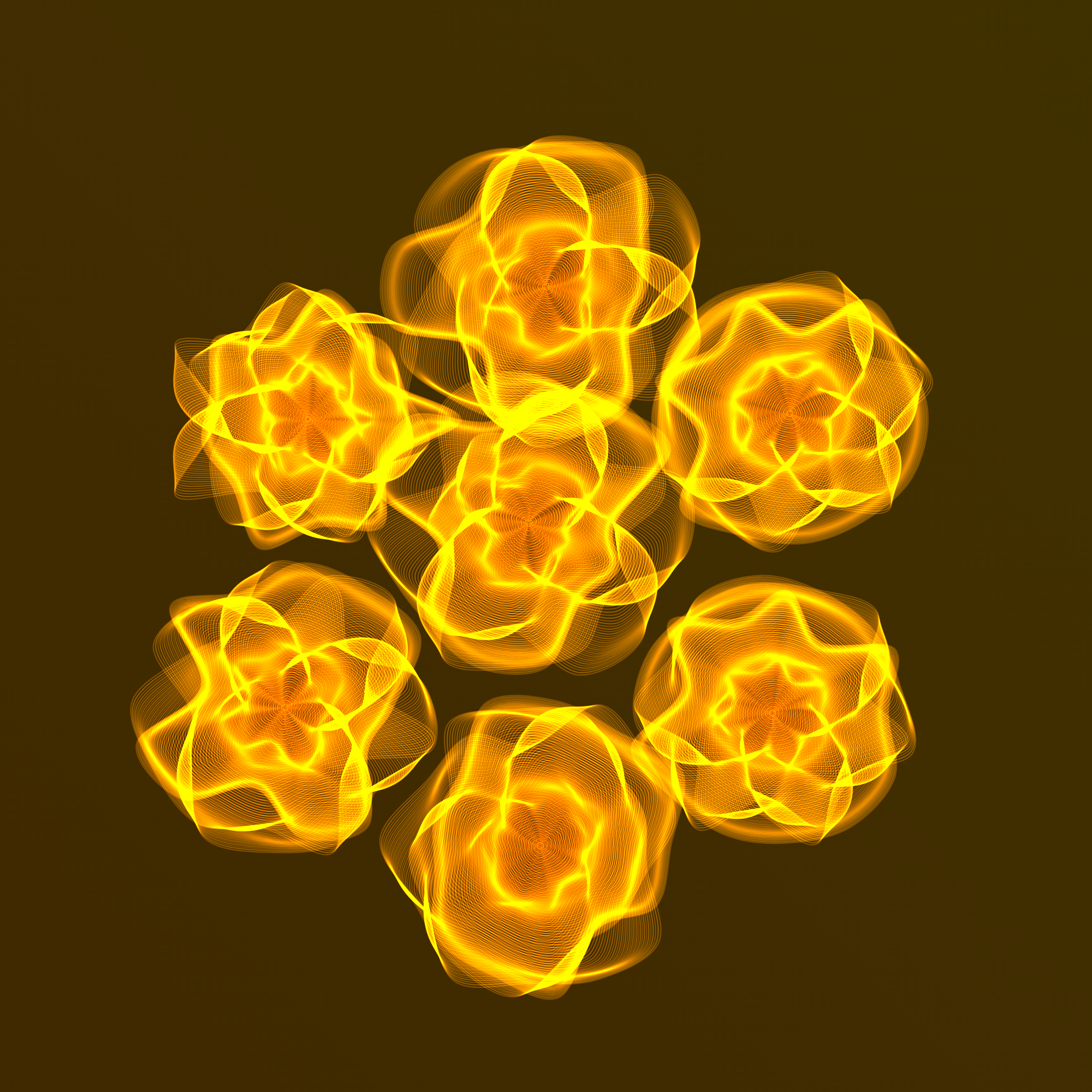 Art Blocks - Art Blocks v2 - Flowers #3198 - NFT # 116003198