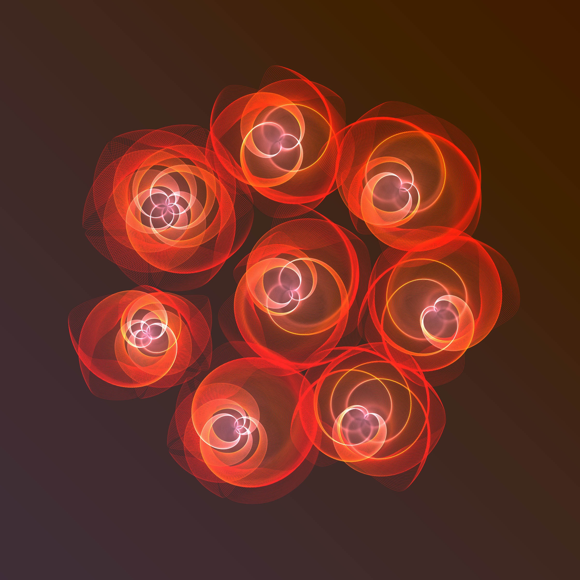 Art Blocks - Art Blocks v2 - Flowers #3201 - NFT # 116003201