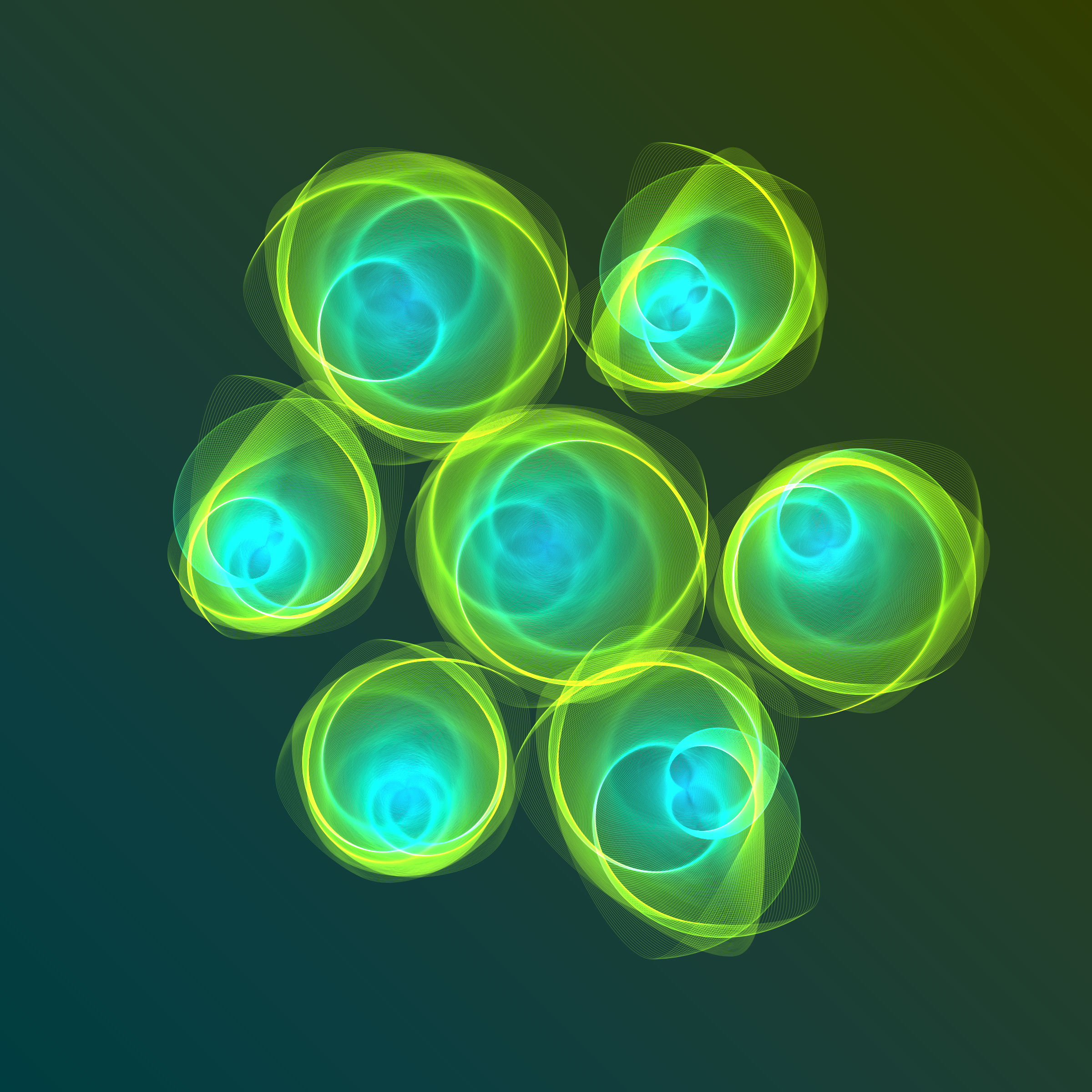 Art Blocks - Art Blocks v2 - Flowers #3204 - NFT # 116003204