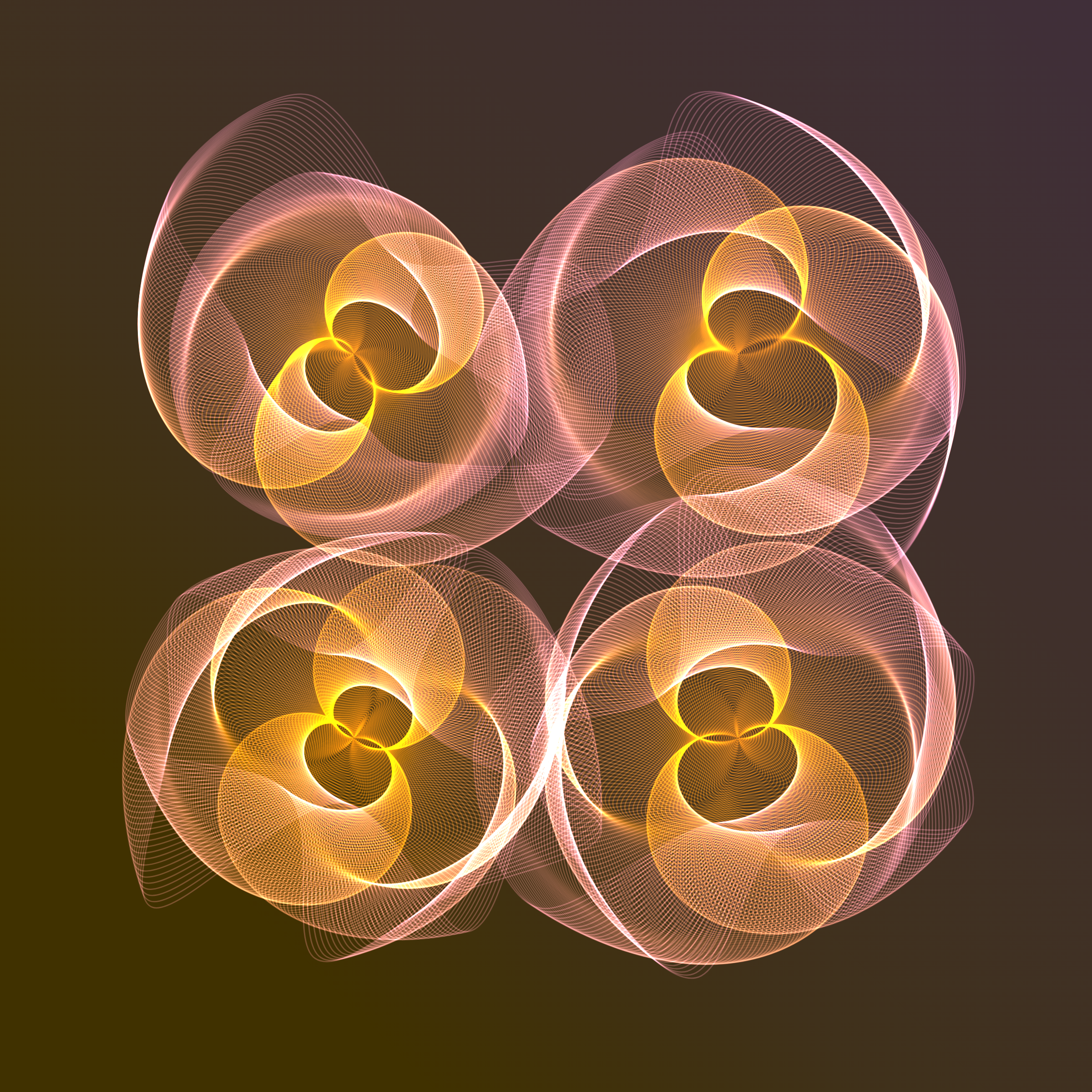 Art Blocks - Art Blocks v2 - Flowers #3205 - NFT # 116003205