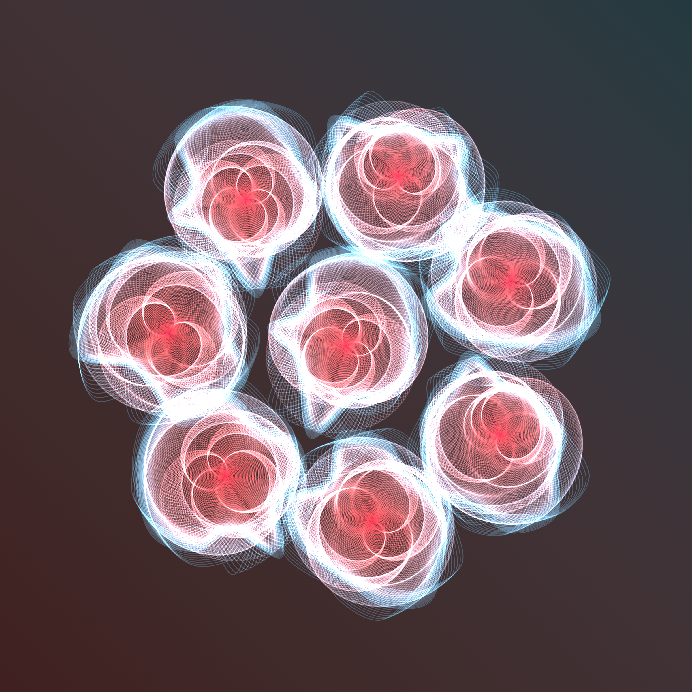 Art Blocks - Art Blocks v2 - Flowers #3207 - NFT # 116003207