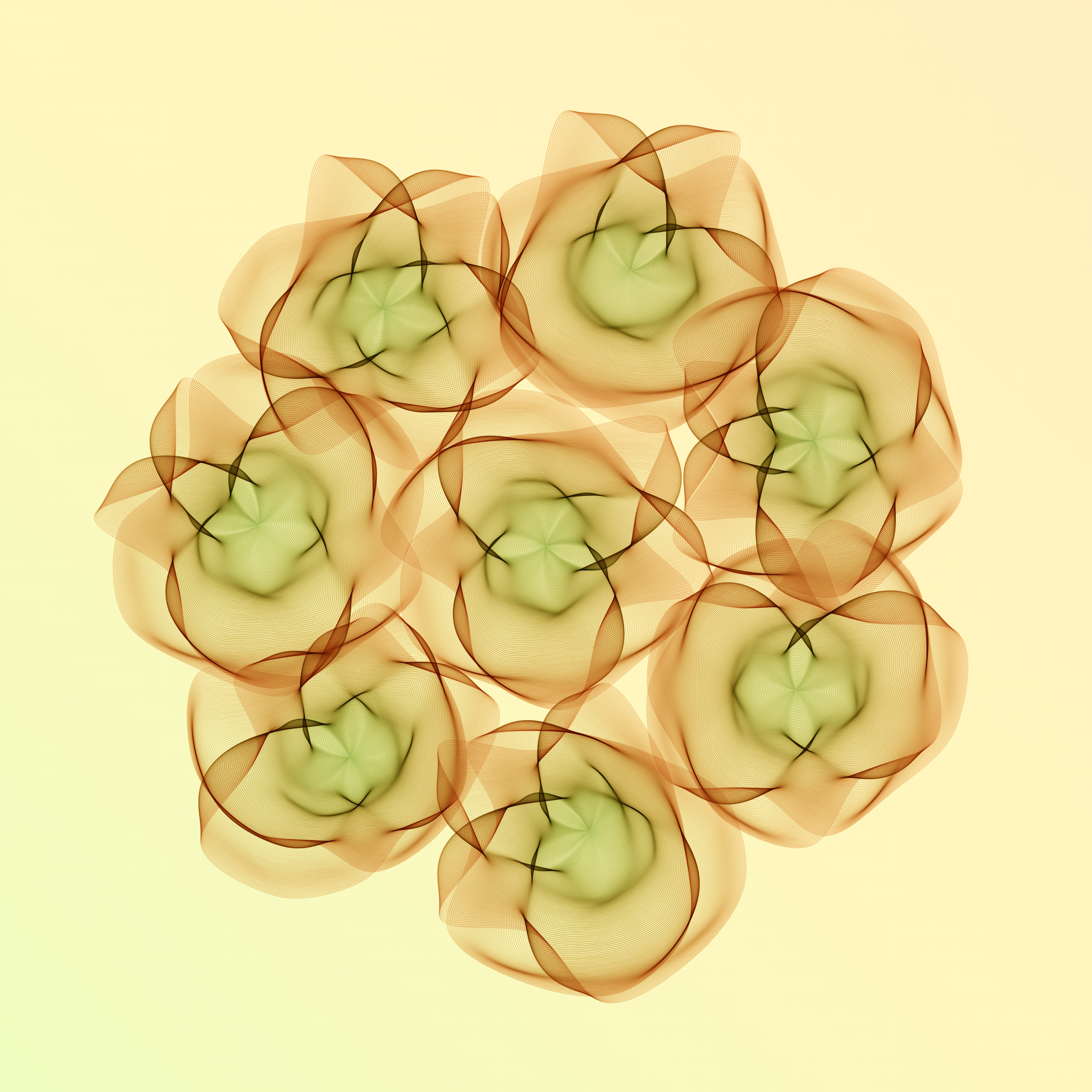 Art Blocks - Art Blocks v2 - Flowers #3219 - NFT # 116003219