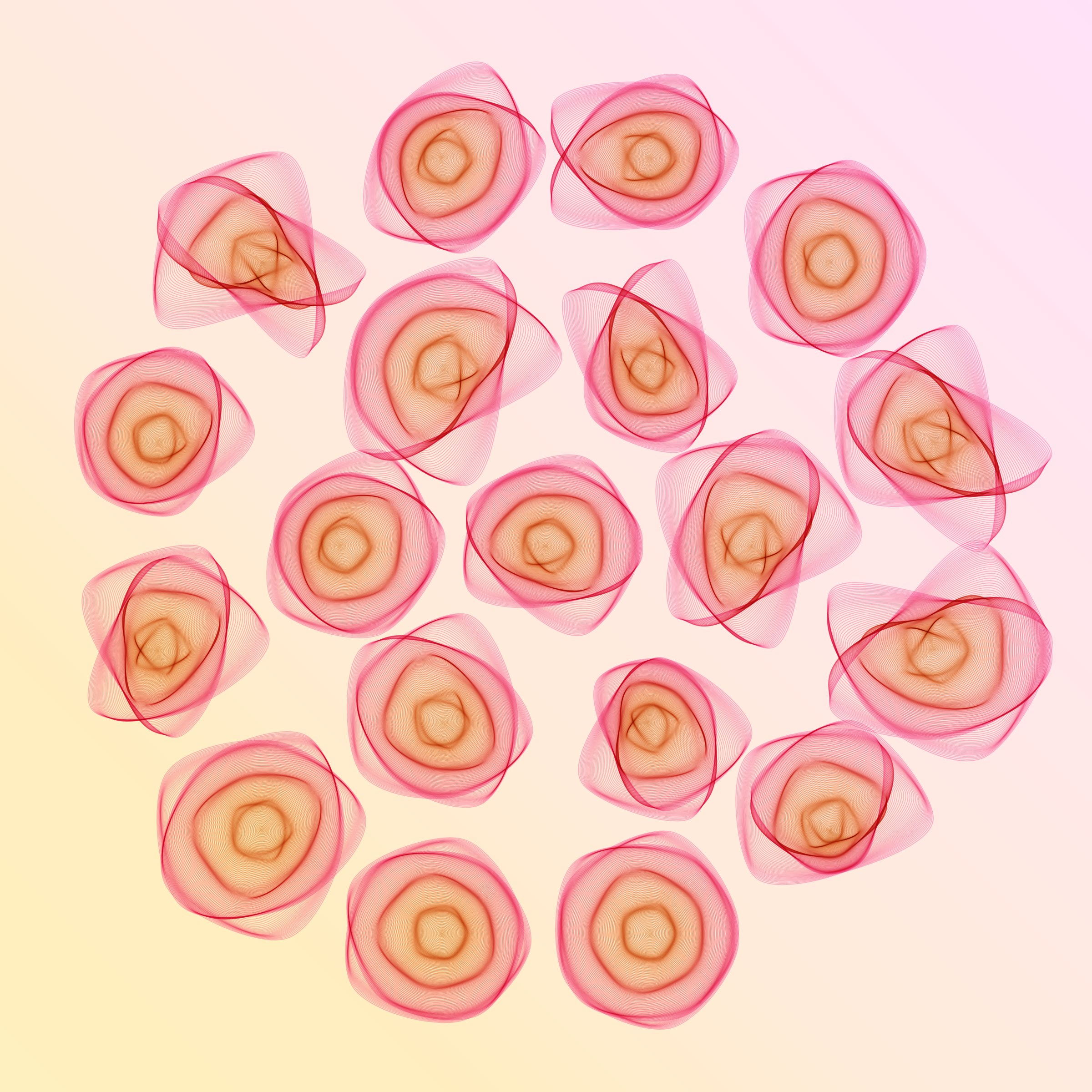 Art Blocks - Art Blocks v2 - Flowers #3223 - NFT # 116003223