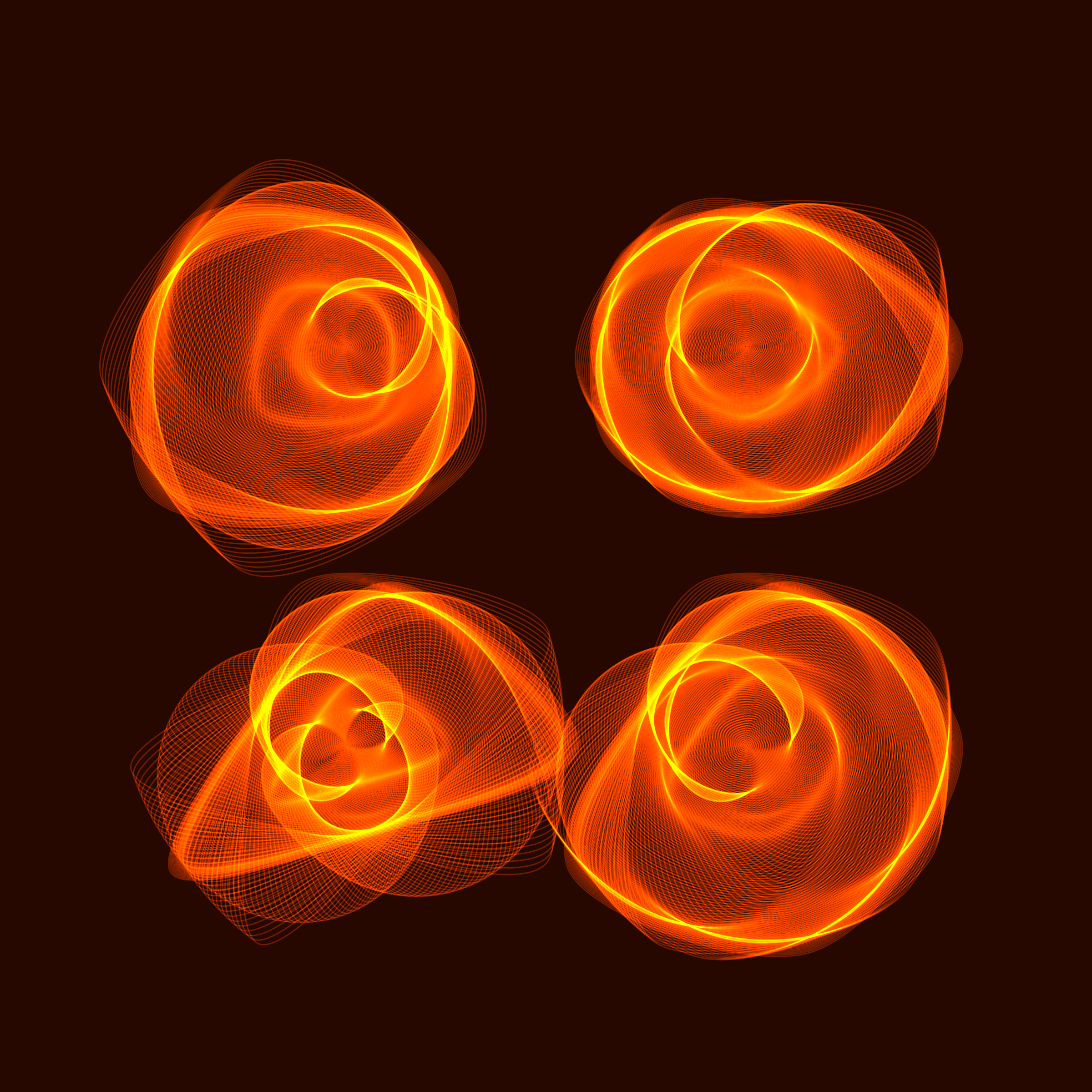 Art Blocks - Art Blocks v2 - Flowers #3233 - NFT # 116003233