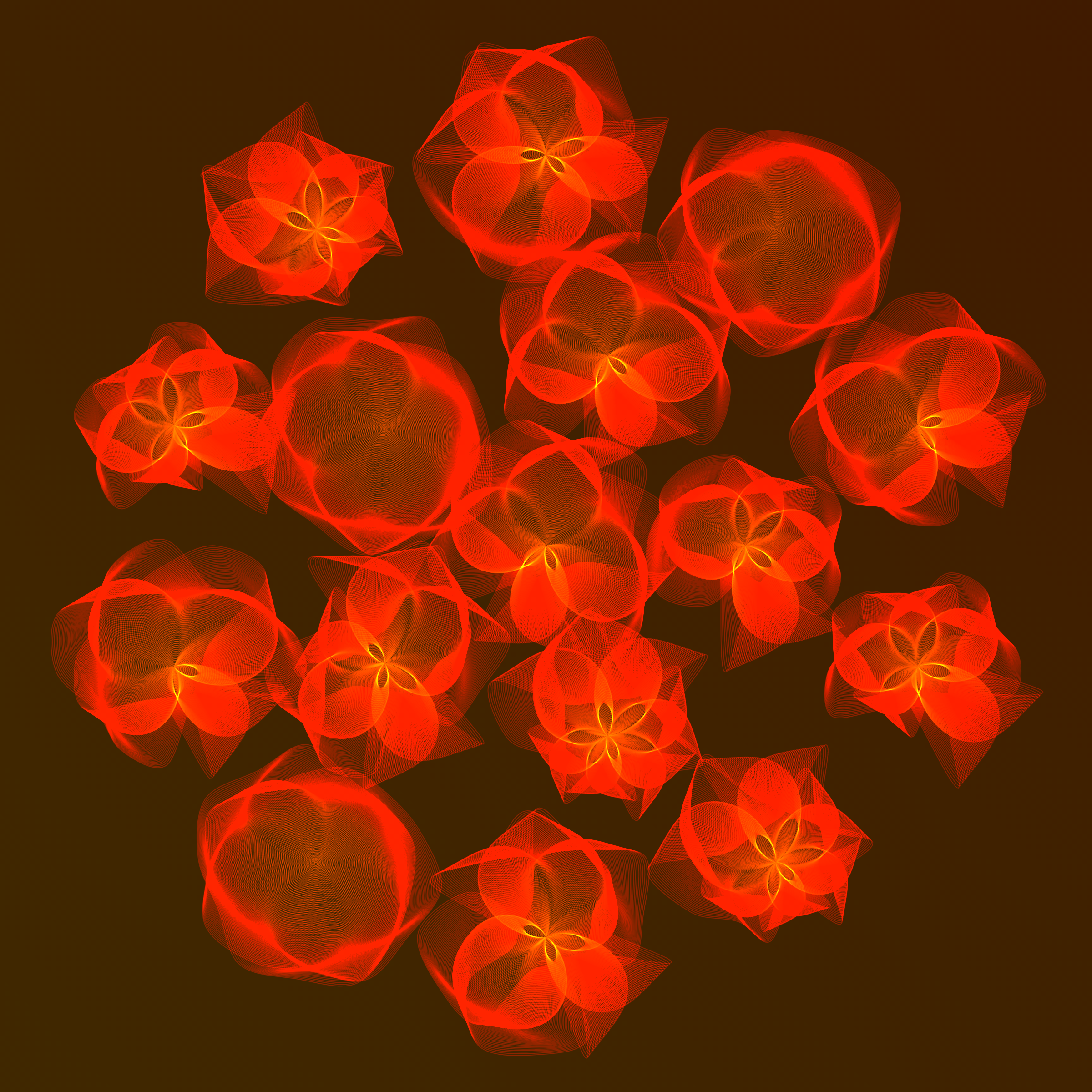 Art Blocks - Art Blocks v2 - Flowers #3237 - NFT # 116003237