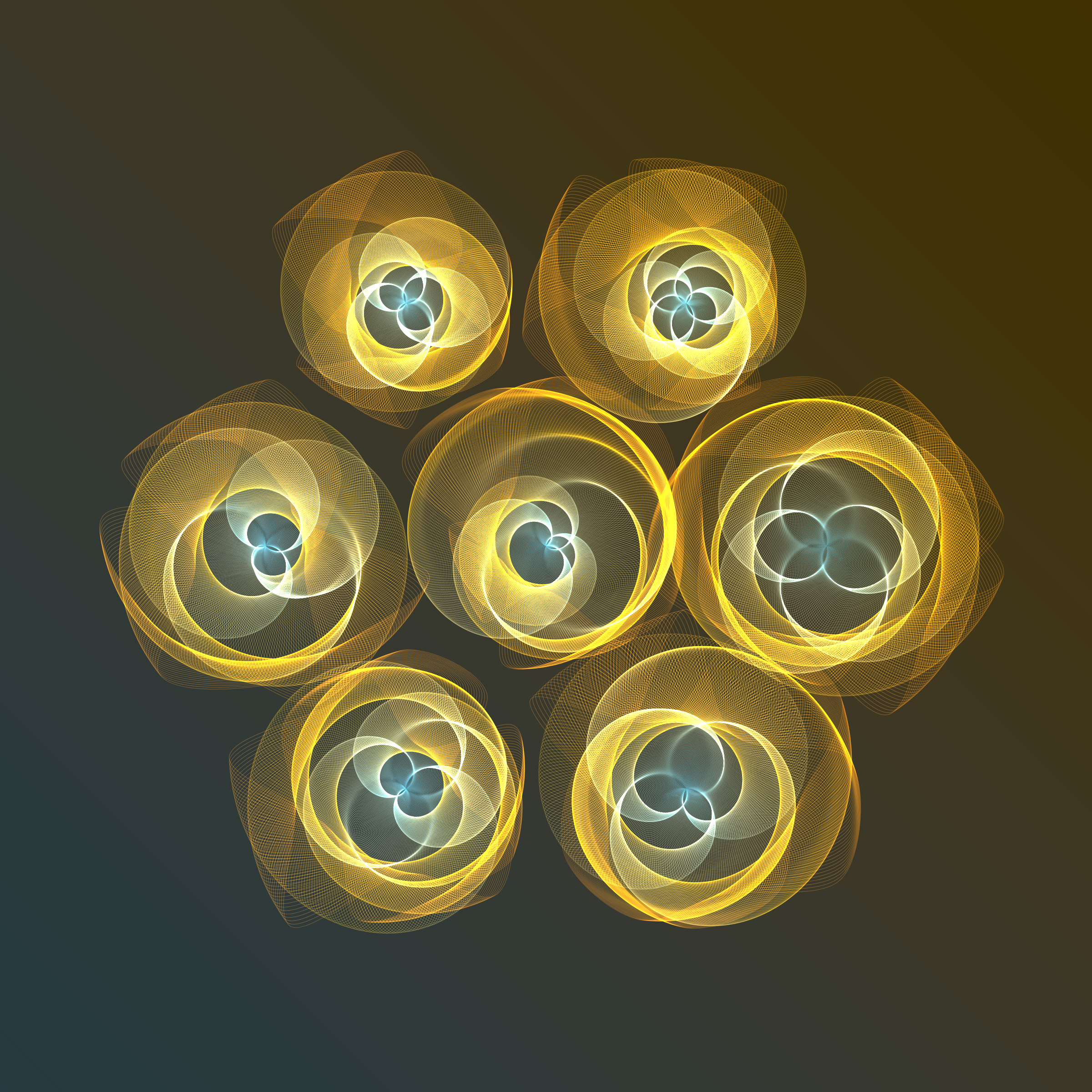 Art Blocks - Art Blocks v2 - Flowers #3238 - NFT # 116003238