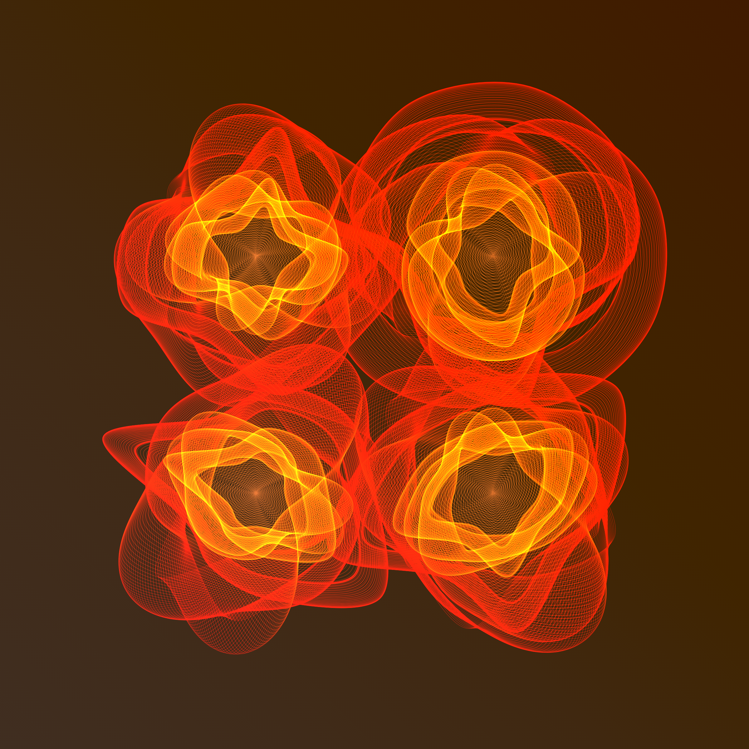 Art Blocks - Art Blocks v2 - Flowers #3243 - NFT # 116003243