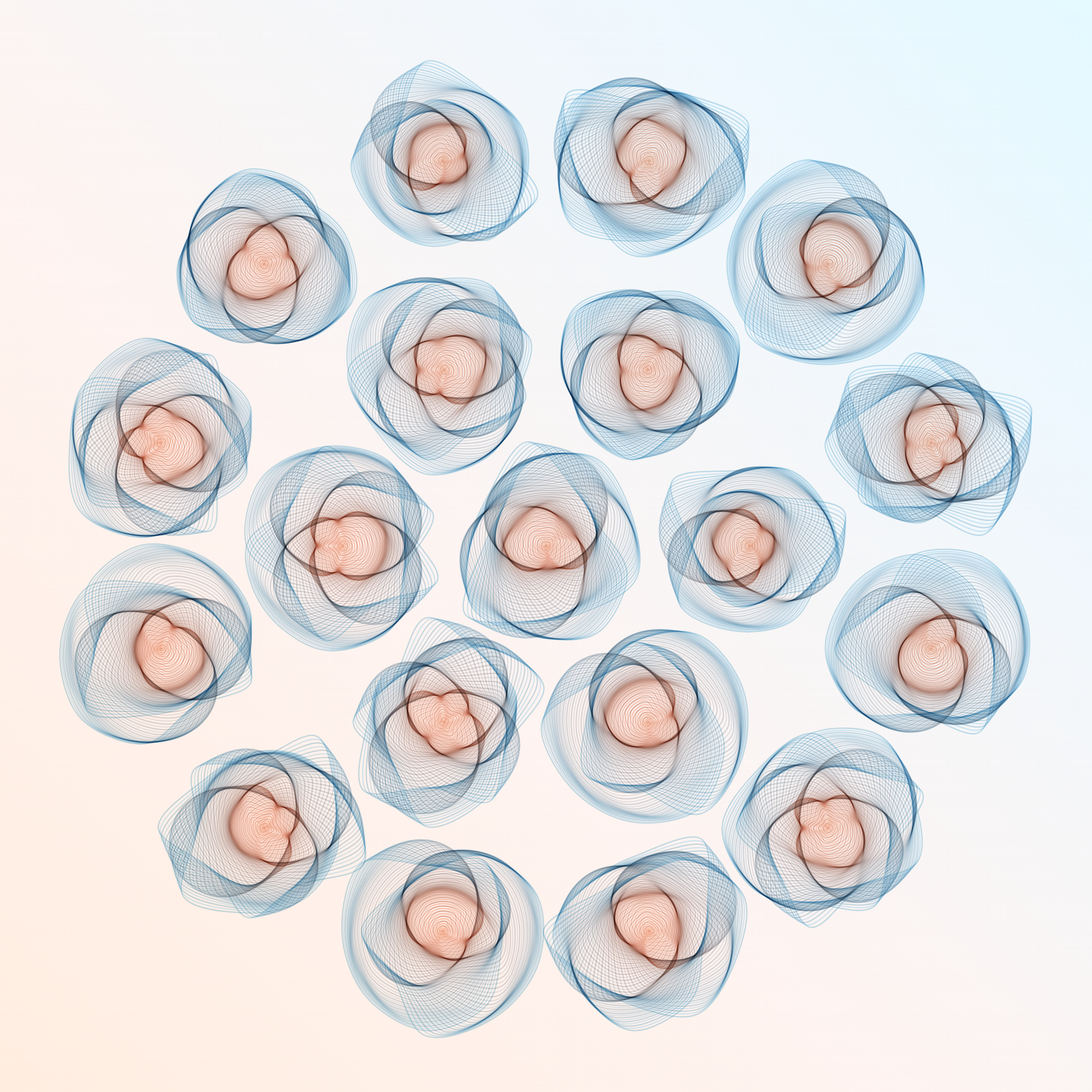 Art Blocks - Art Blocks v2 - Flowers #3245 - NFT # 116003245