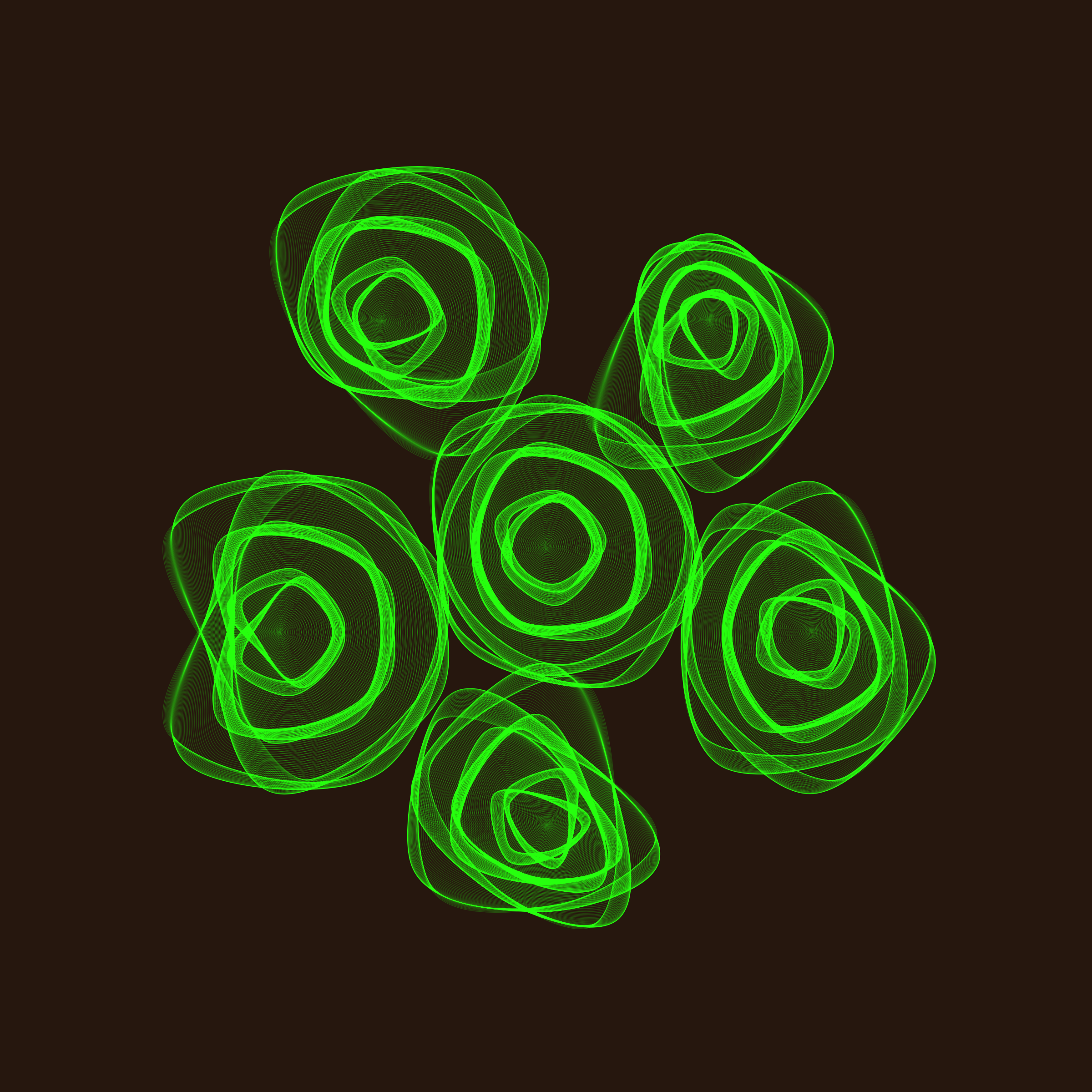 Art Blocks - Art Blocks v2 - Flowers #3249 - NFT # 116003249