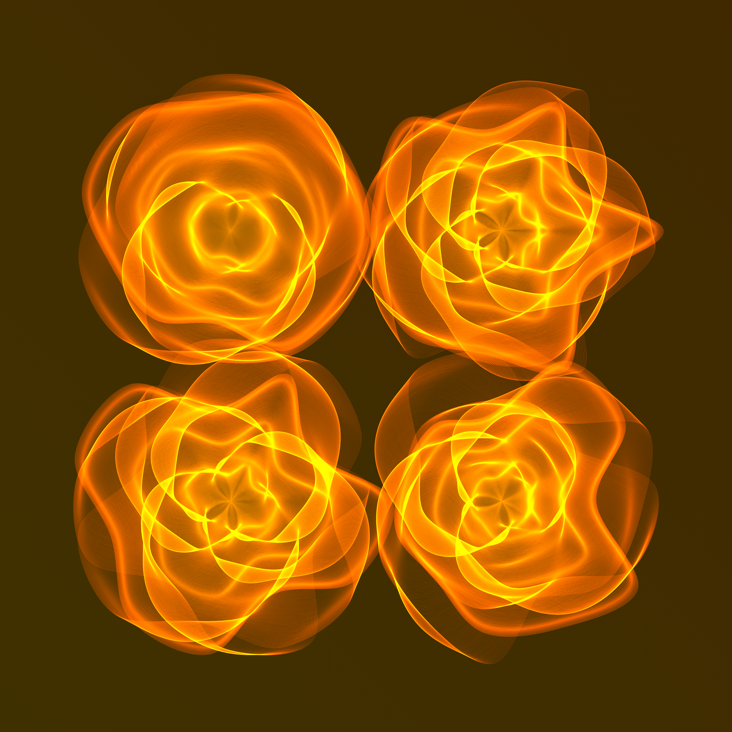 Art Blocks - Art Blocks v2 - Flowers #3251 - NFT # 116003251