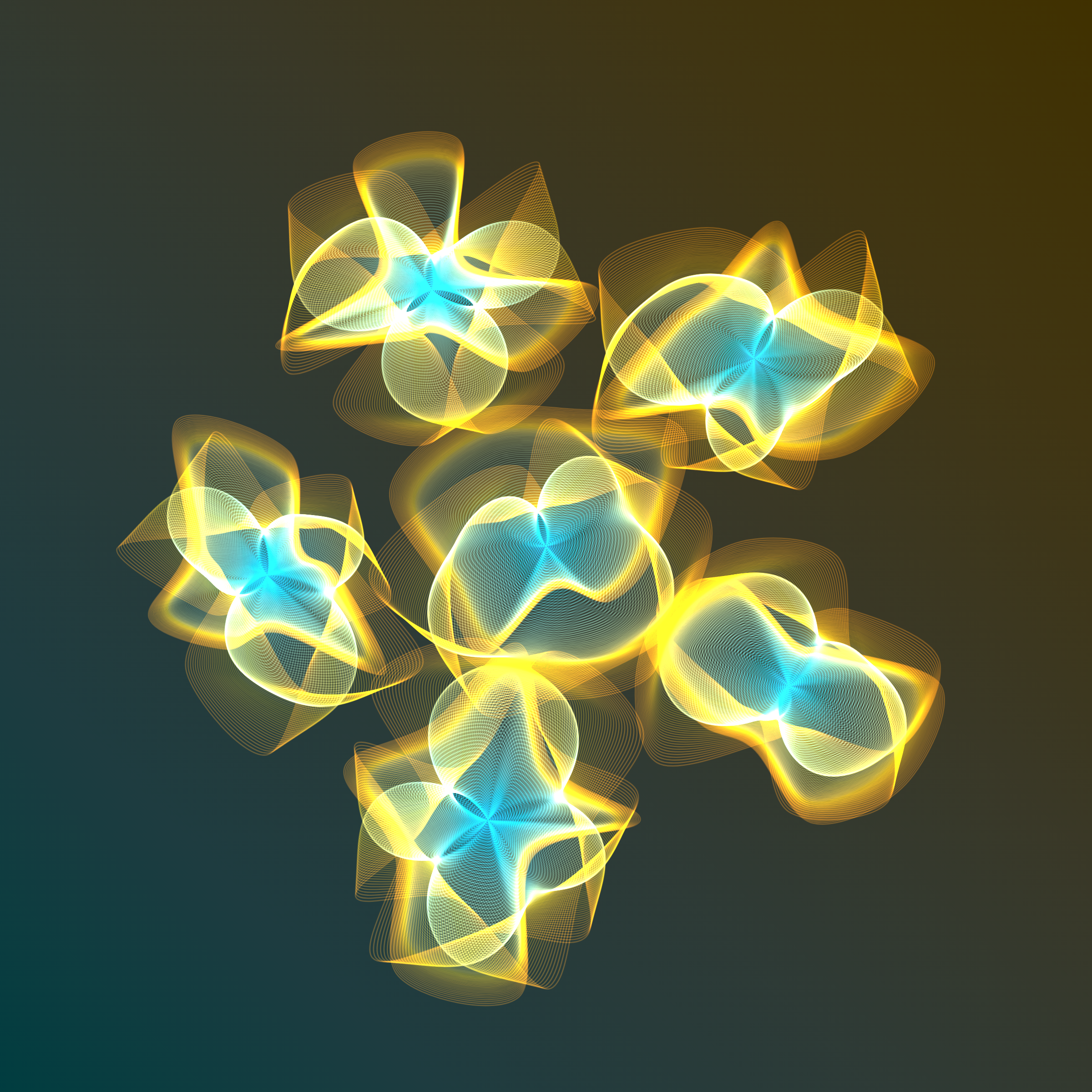 Art Blocks - Art Blocks v2 - Flowers #3252 - NFT # 116003252