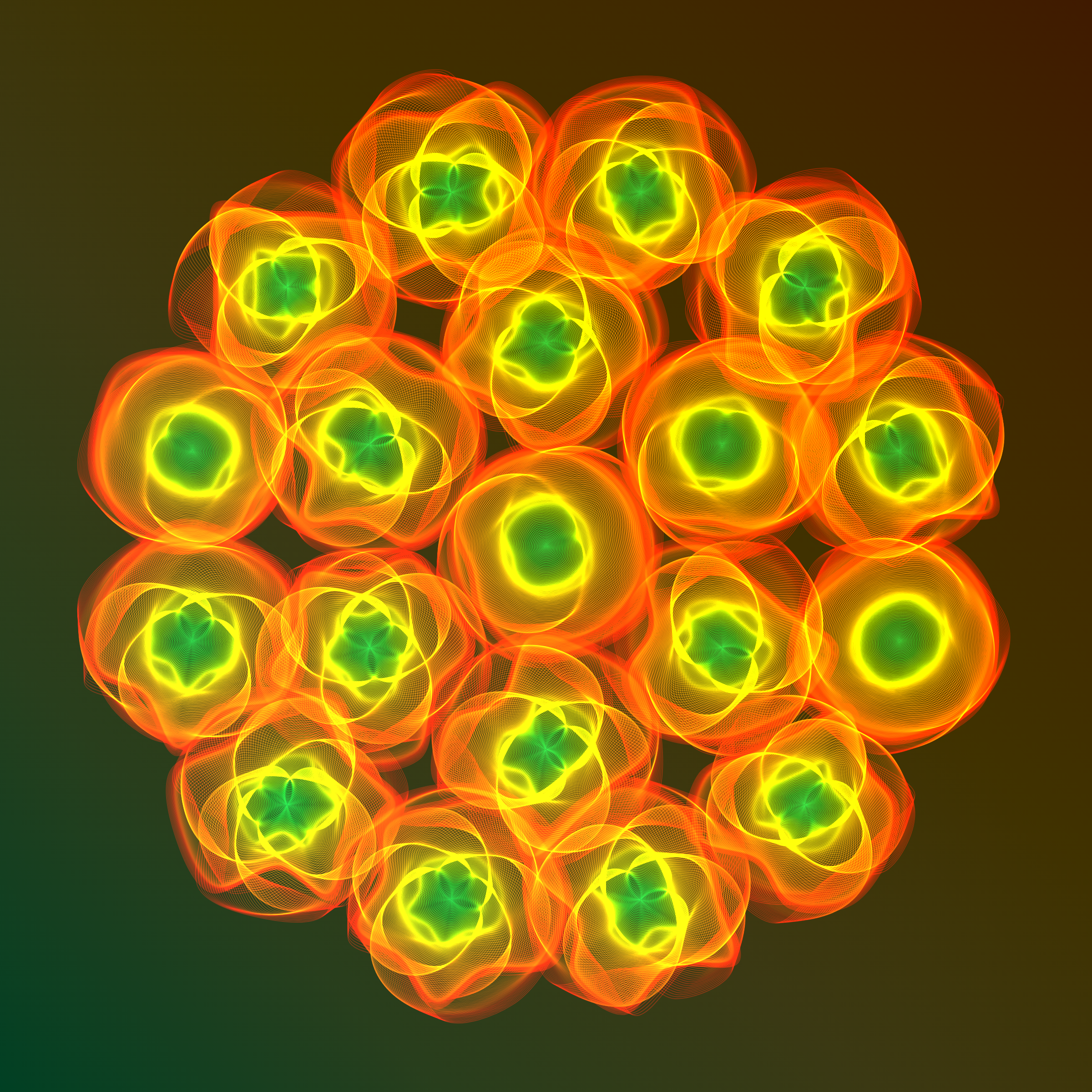 Art Blocks - Art Blocks v2 - Flowers #3283 - NFT # 116003283