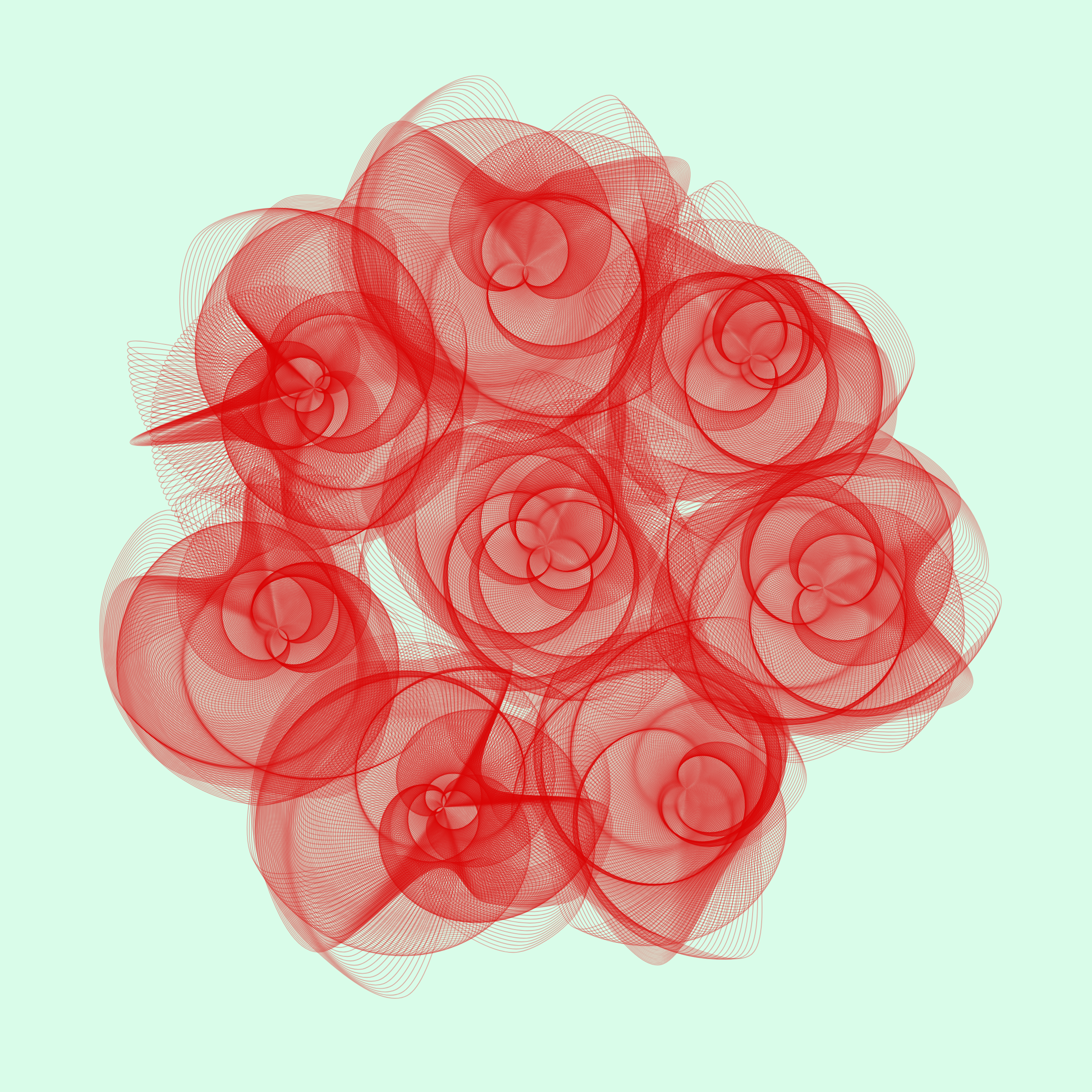 Art Blocks - Art Blocks v2 - Flowers #3287 - NFT # 116003287