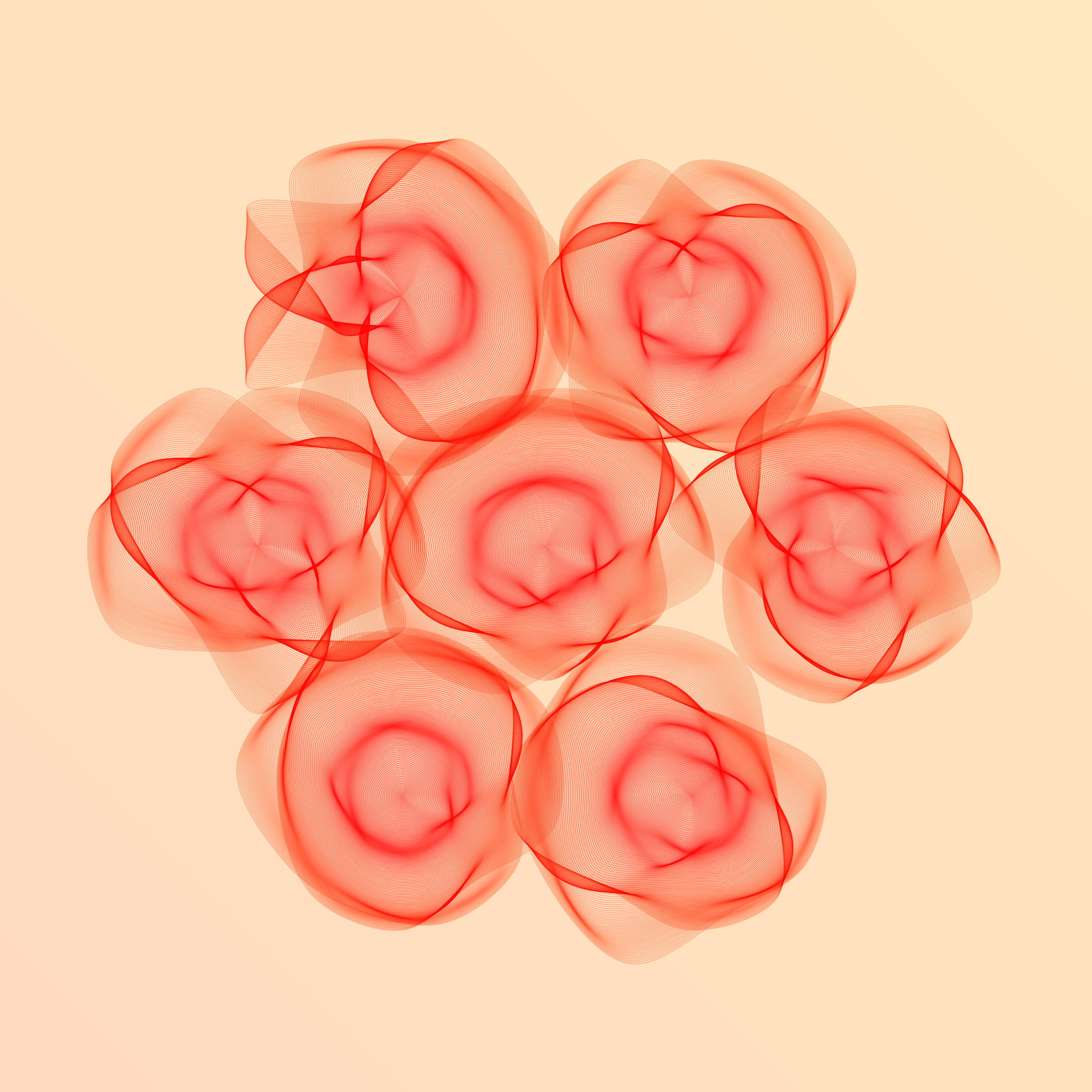 Art Blocks - Art Blocks v2 - Flowers #3301 - NFT # 116003301