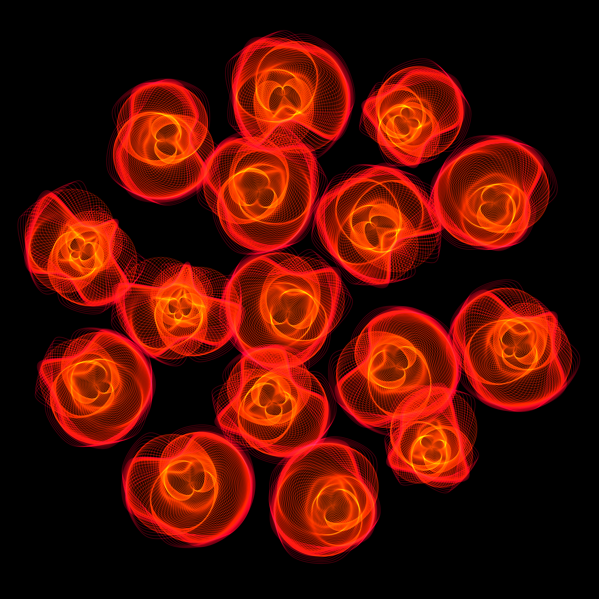 Art Blocks - Art Blocks v2 - Flowers #3307 - NFT # 116003307