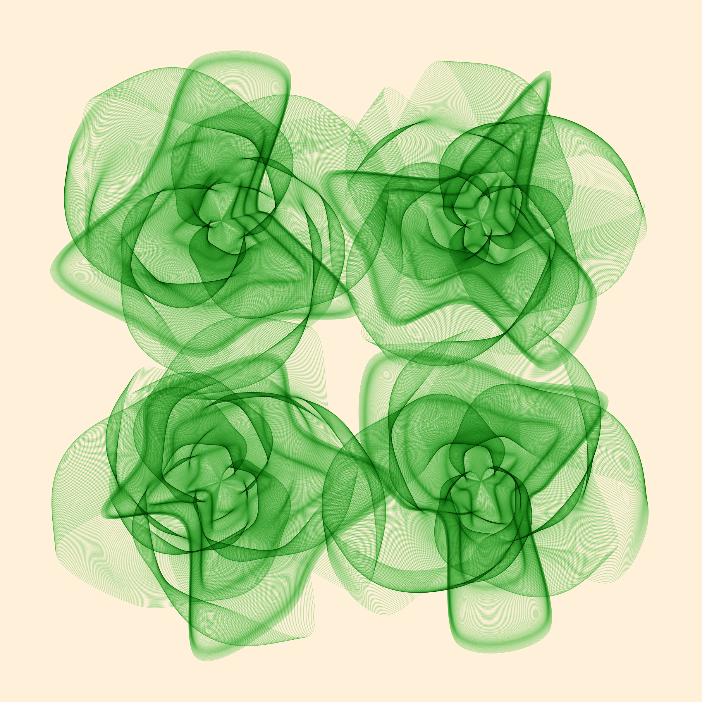 Art Blocks - Art Blocks v2 - Flowers #3309 - NFT # 116003309