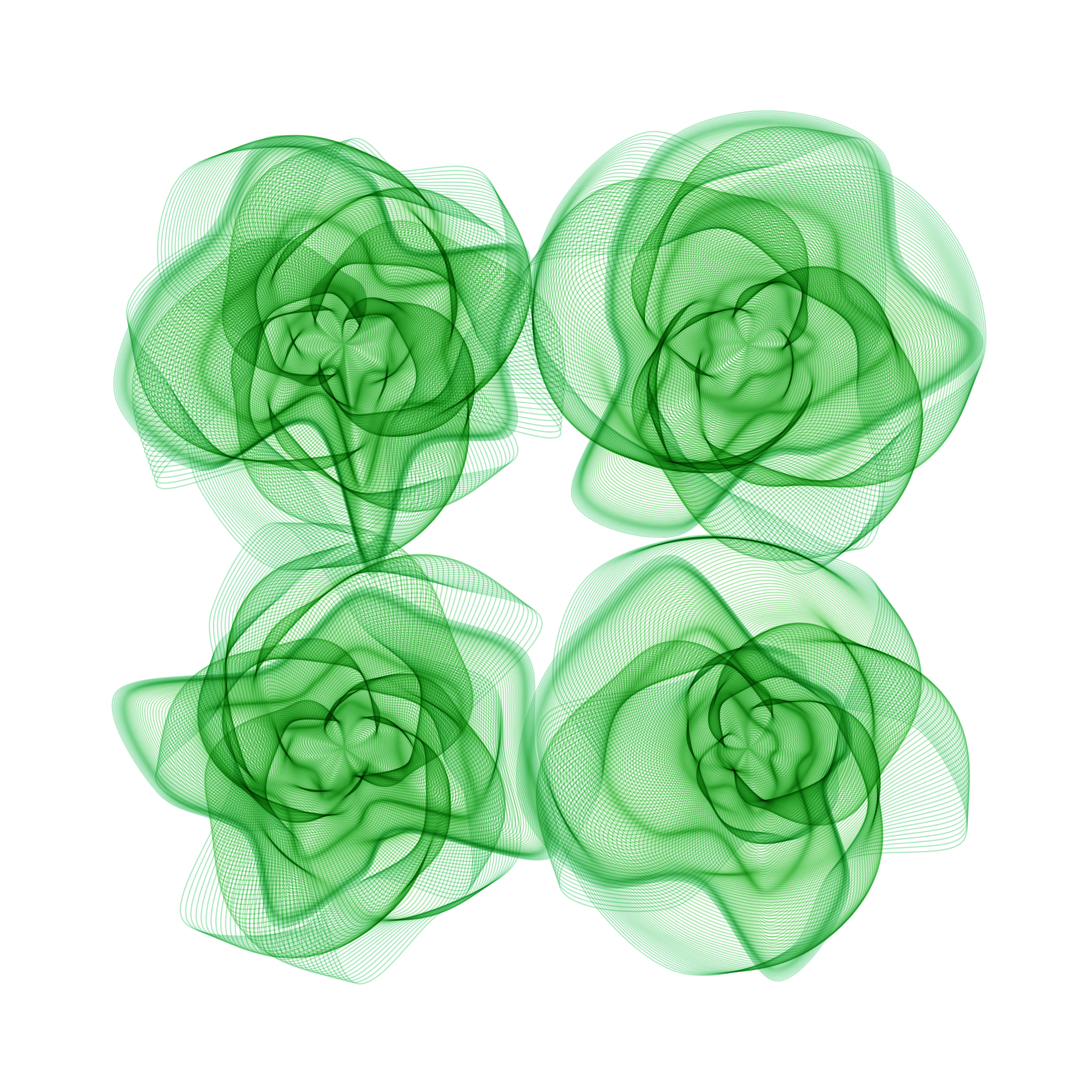 Art Blocks - Art Blocks v2 - Flowers #3312 - NFT # 116003312