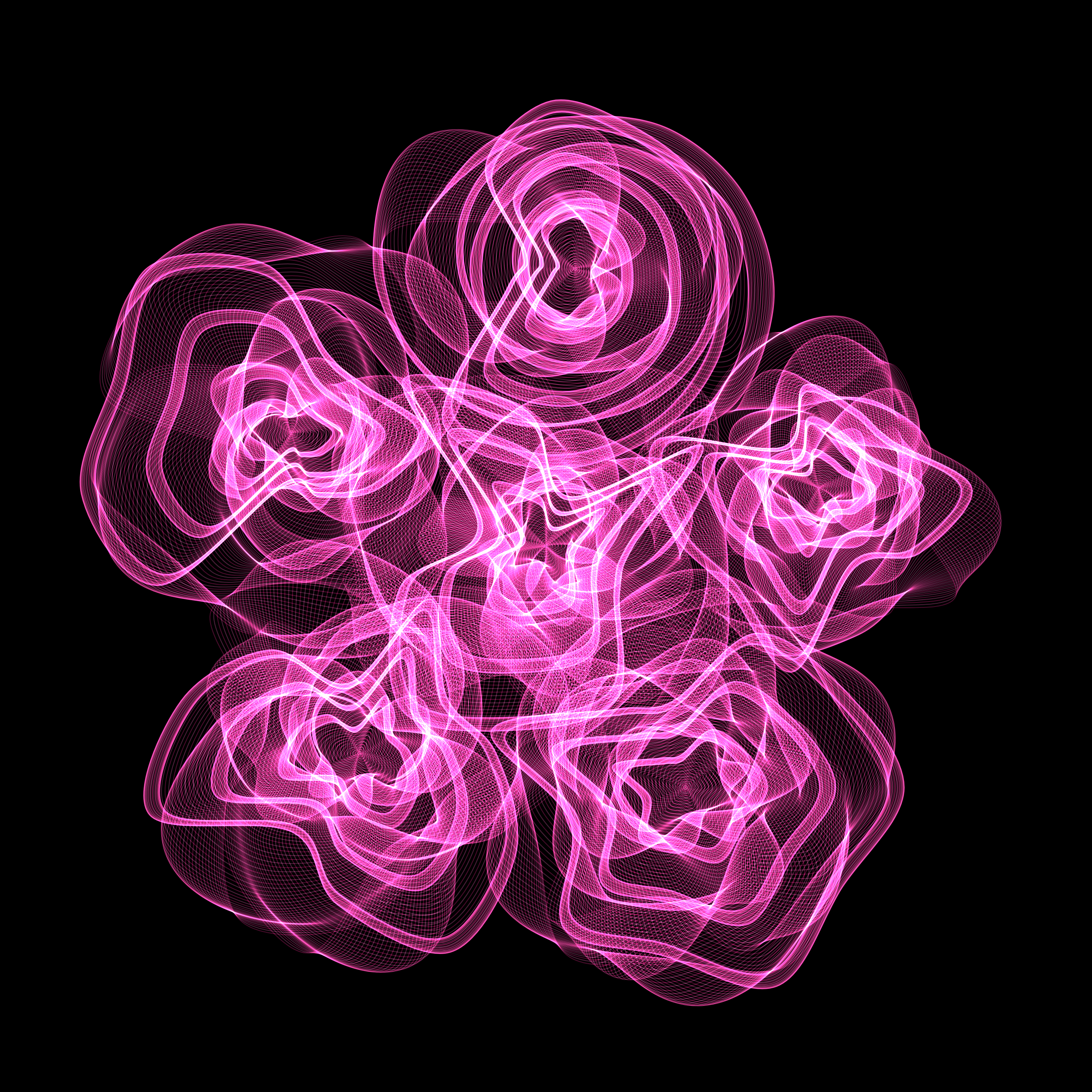 Art Blocks - Art Blocks v2 - Flowers #3313 - NFT # 116003313